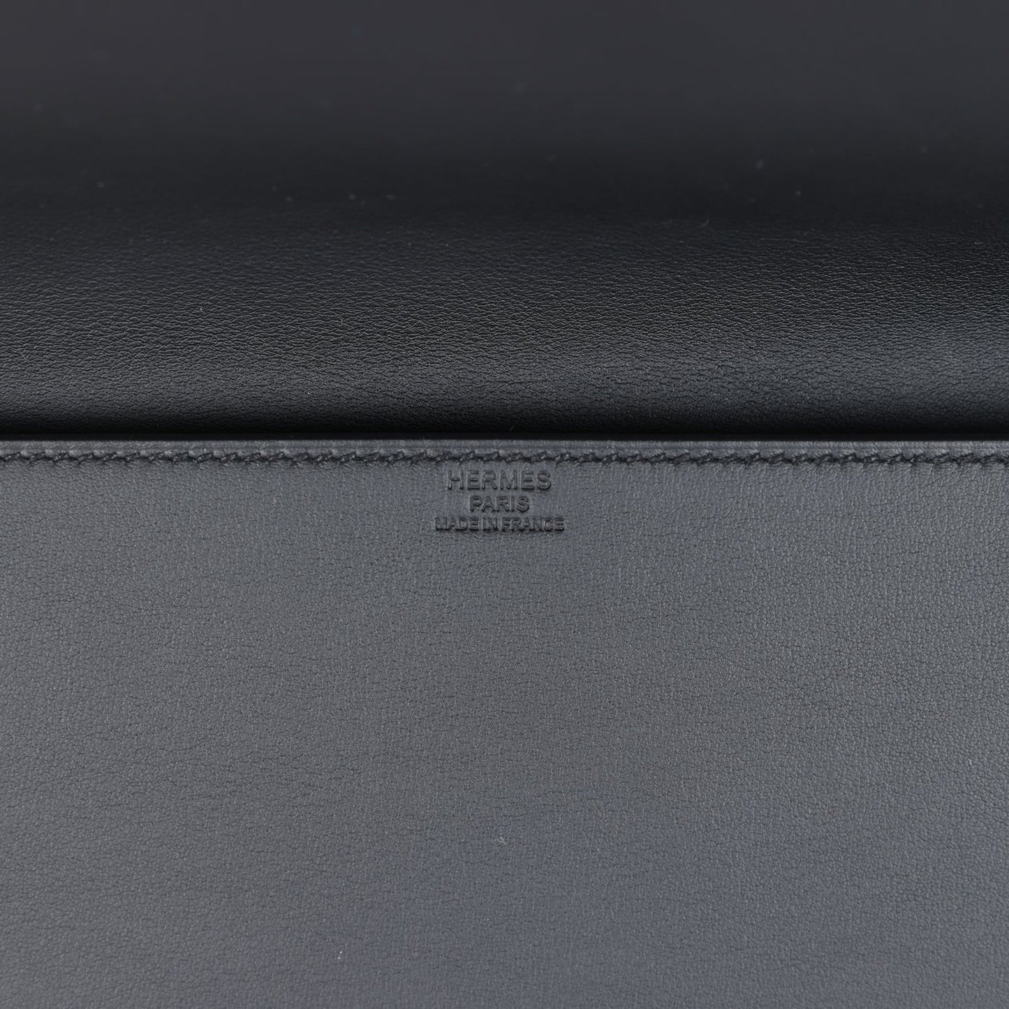 Hermes Shadow Kelly Cut Black Swift