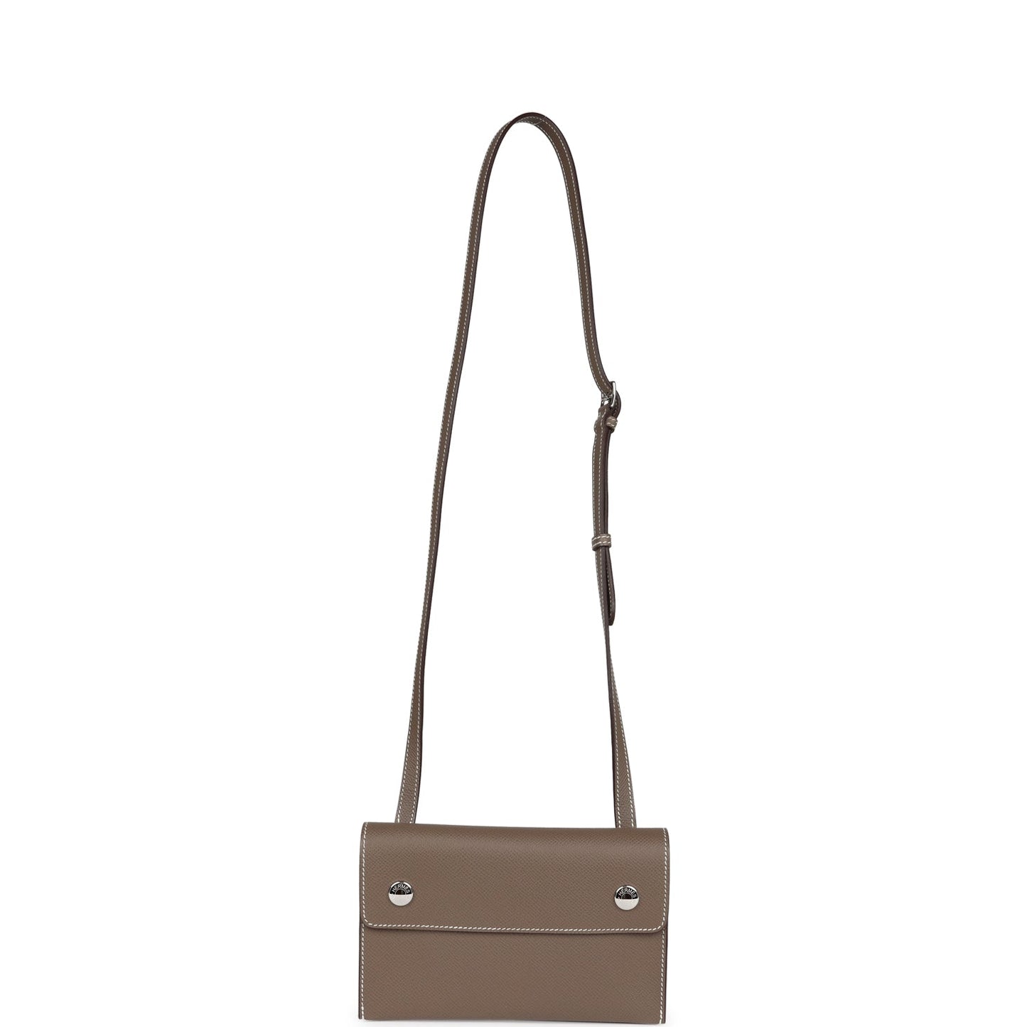 Hermes Hermesnap Wallet Etoupe Epsom Palladium Hardware