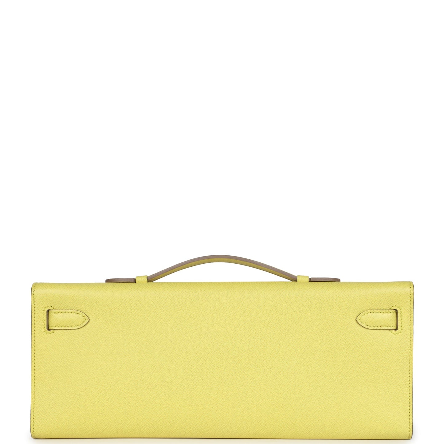 Hermes Kelly Cut Soufre Epsom Palladium Hardware
