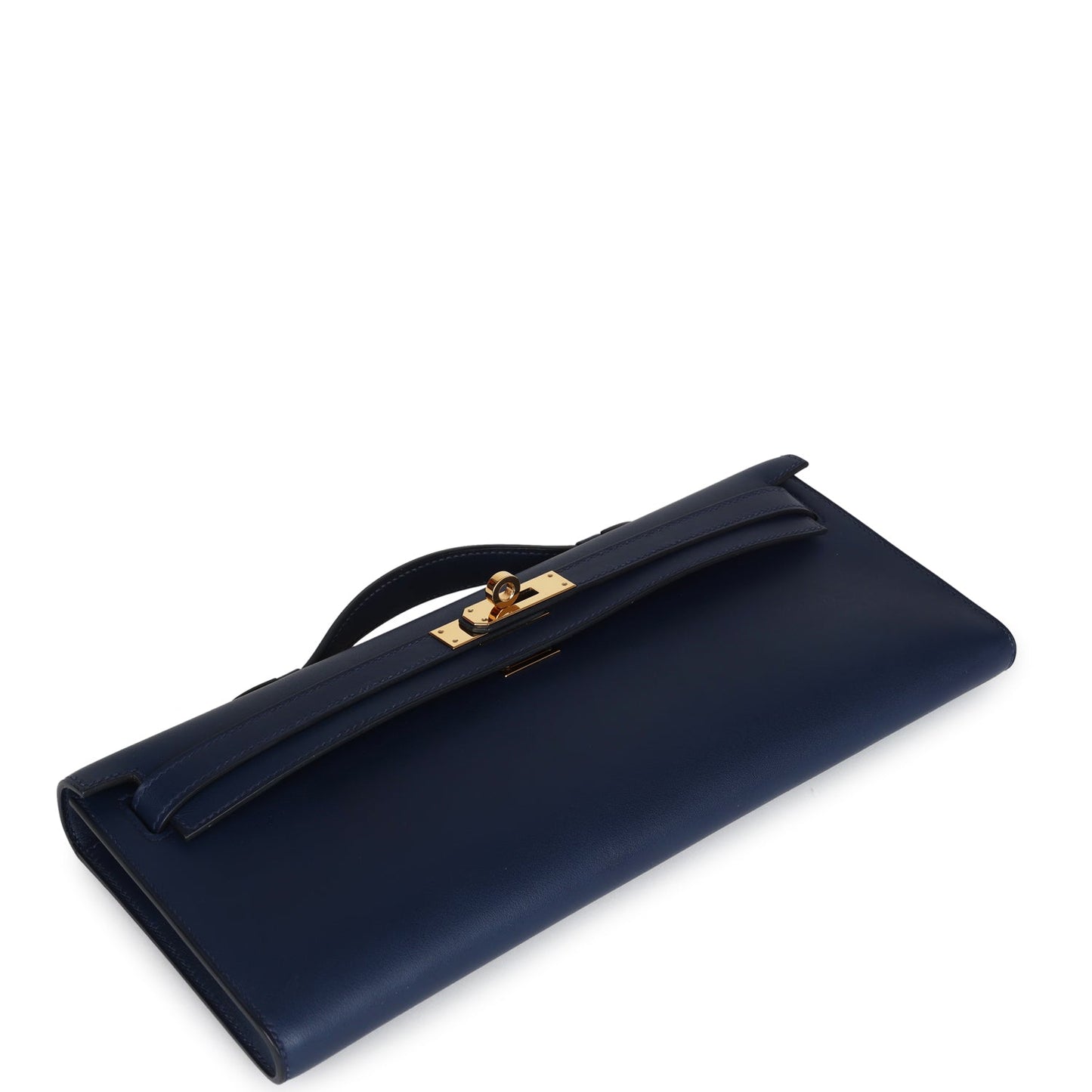 Hermes Kelly Cut Bleu Navy Swift Gold Hardware