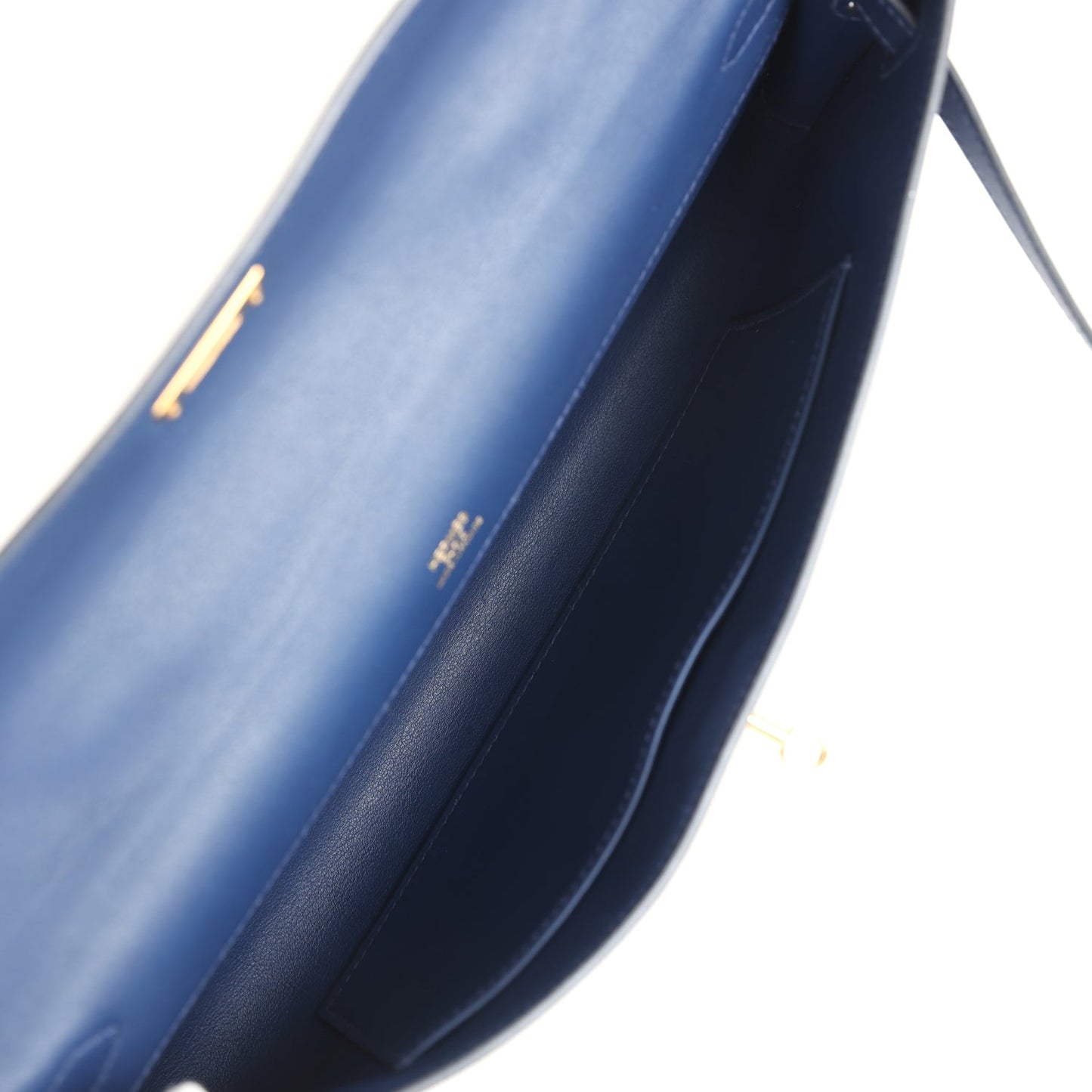 Hermes Kelly Cut Bleu Navy Swift Gold Hardware