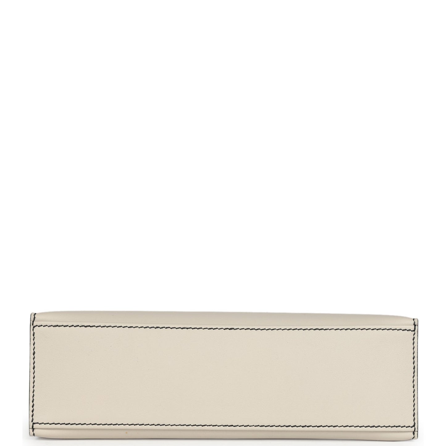 Hermes Special Order (HSS) Kelly Pochette Beton and Black Swift Gold Hardware