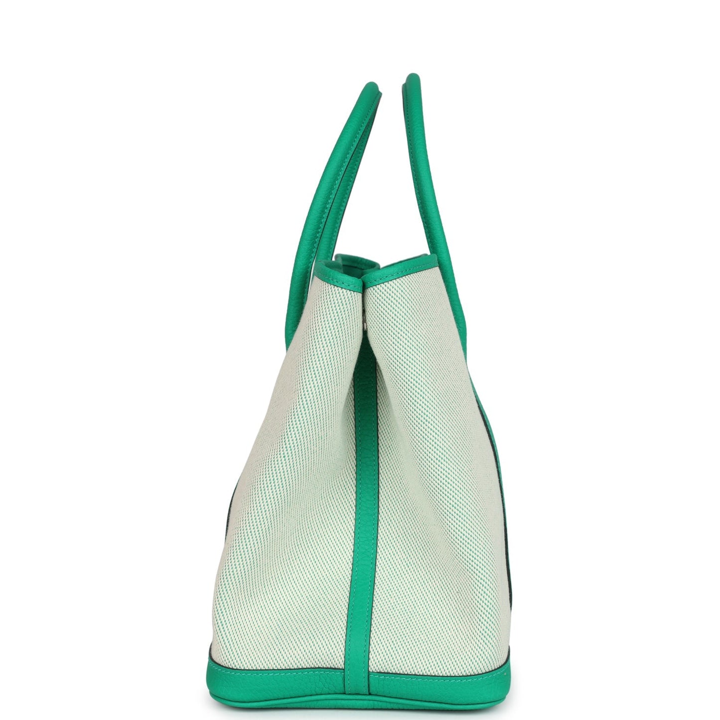 Hermes Garden Party 36 Menthe Toile H and Negonda Palladium Hardware