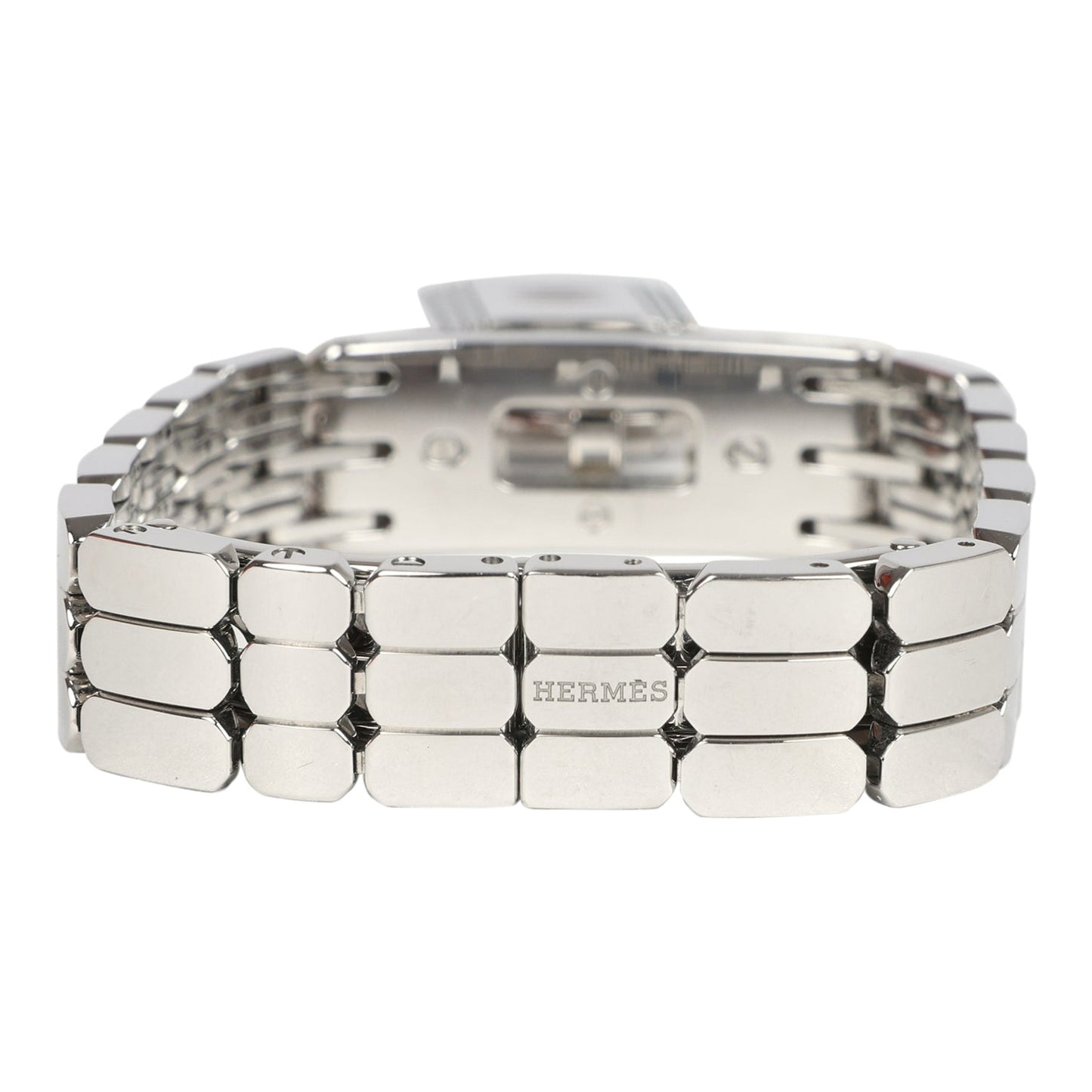 Hermes Mini Kelly Watch Stainless Steel Hardware & Diamonds