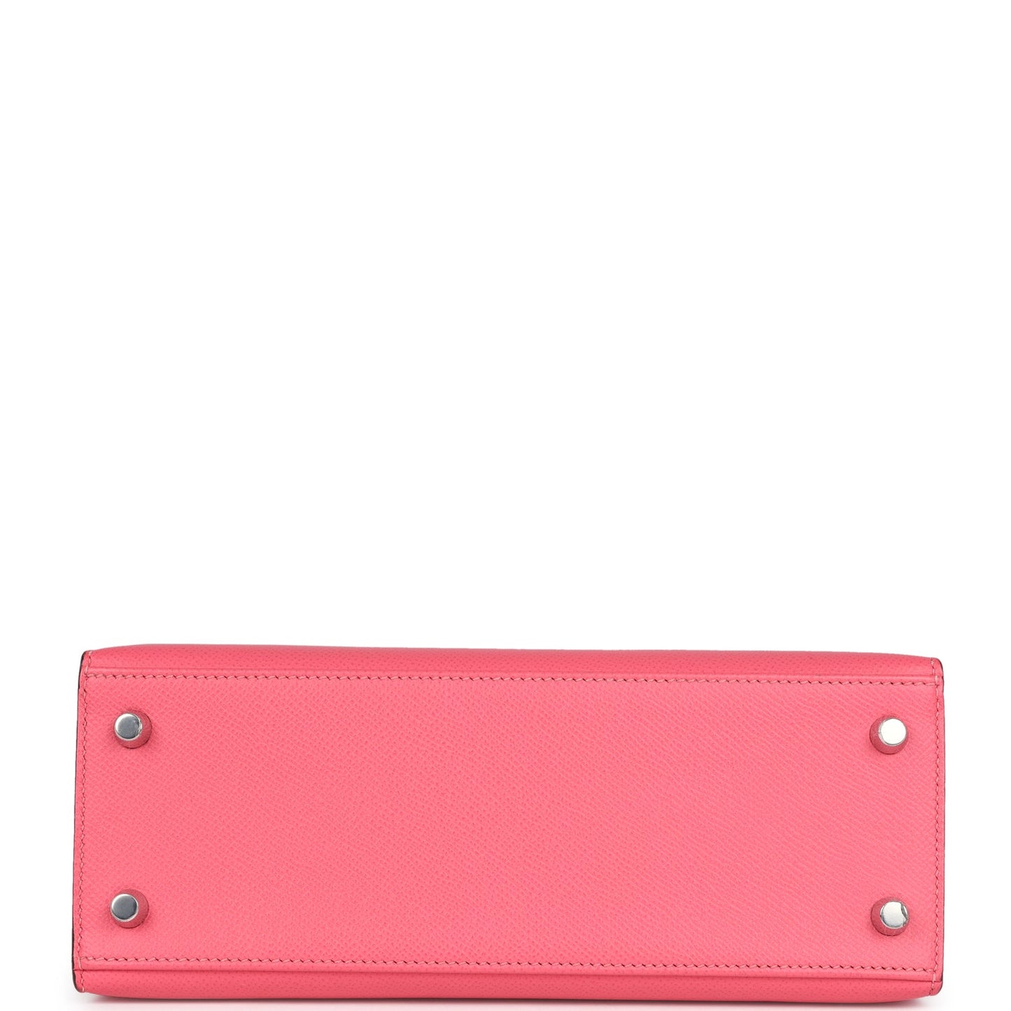 Hermes Kelly Sellier 25 Rose Azalee Epsom Palladium Hardware