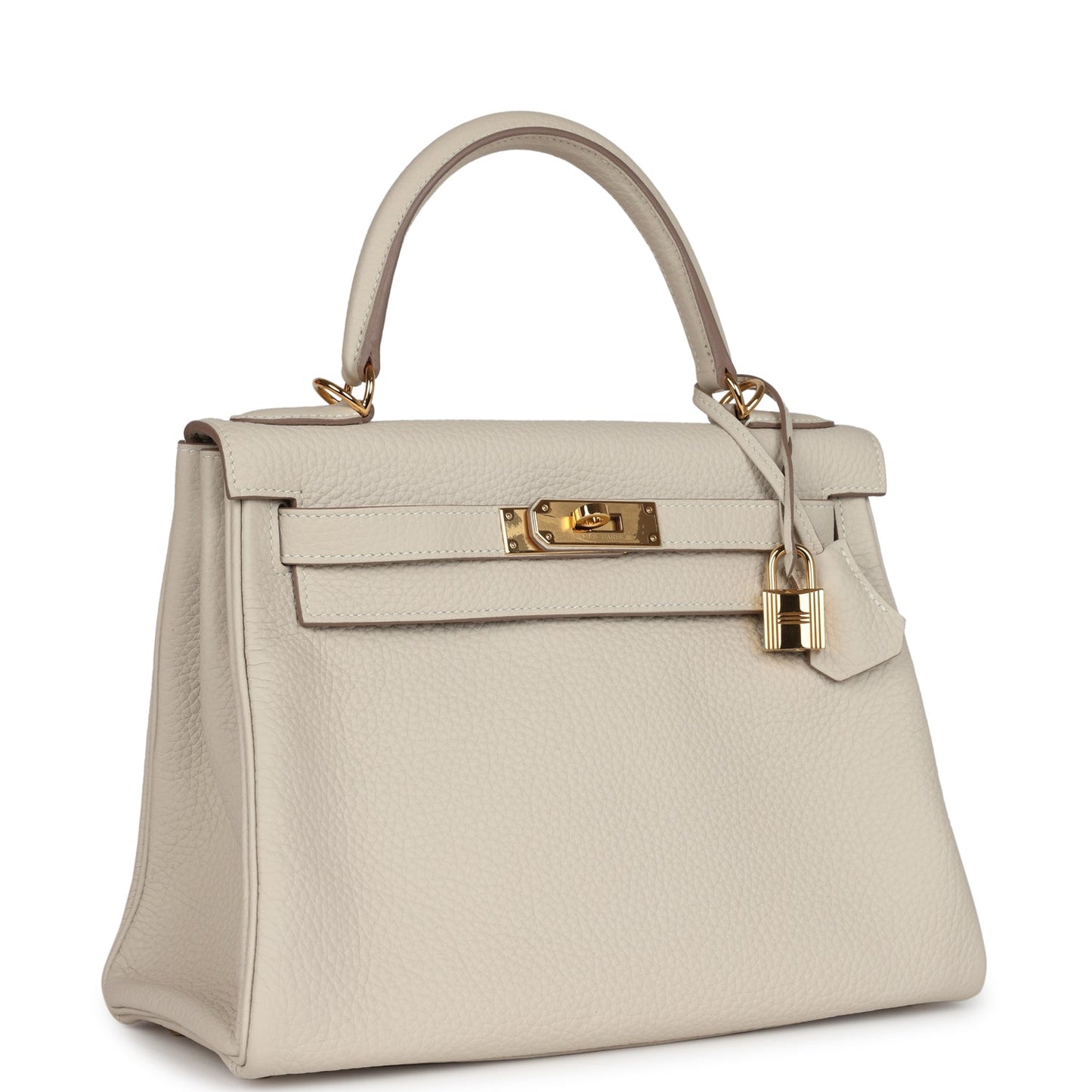 Hermes Kelly Retourne 28 Craie Togo Gold Hardware