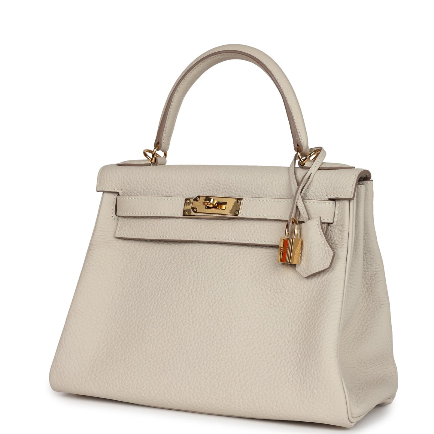Hermes Kelly Retourne 28 Craie Togo Gold Hardware