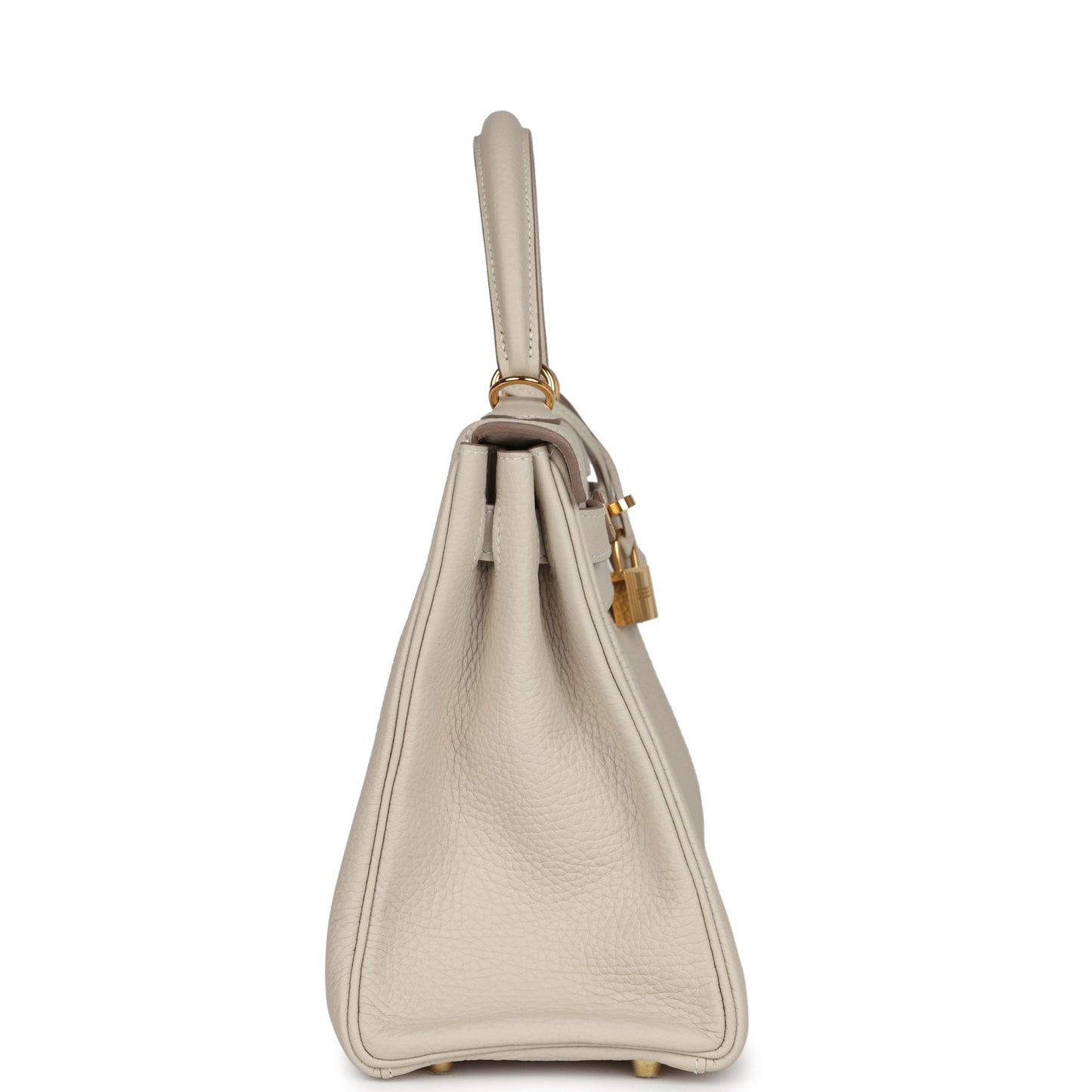 Hermes Kelly Retourne 28 Craie Togo Gold Hardware