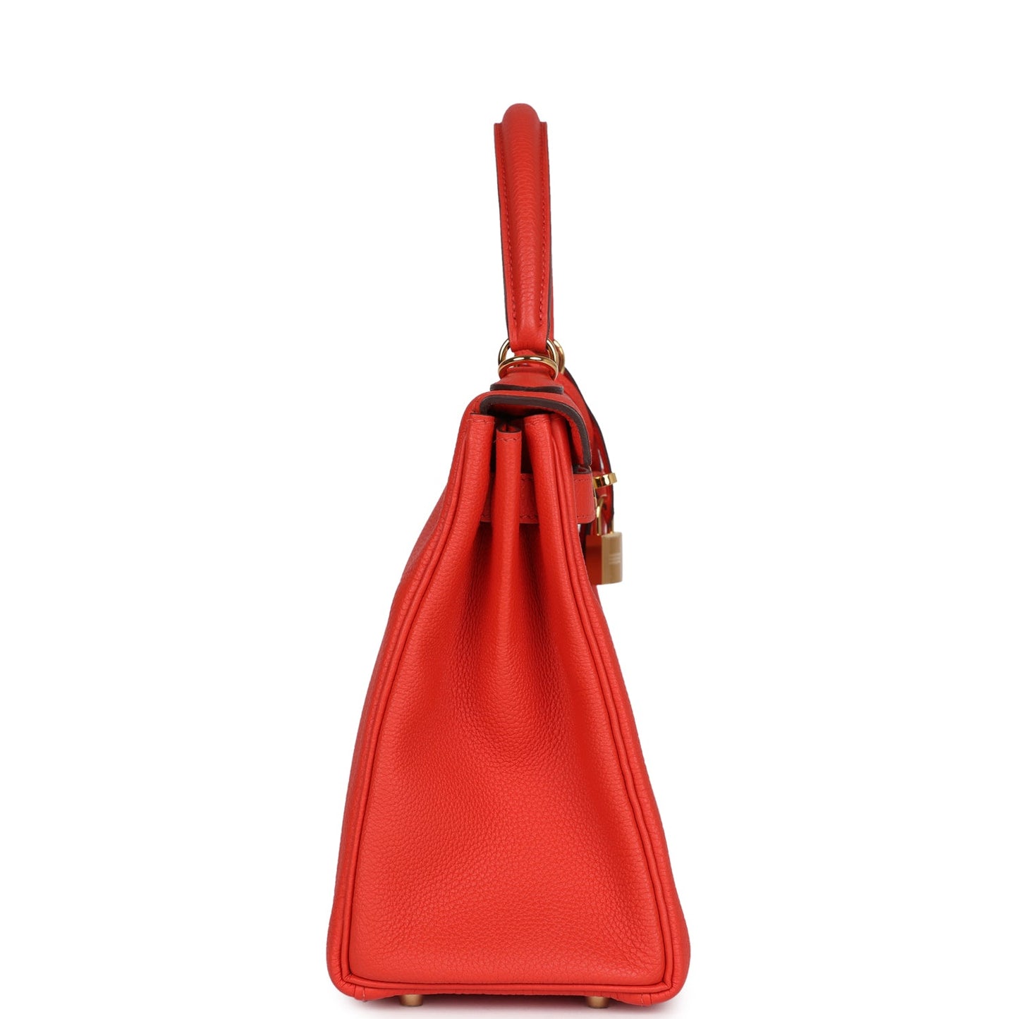 Hermes Kelly Retourne 28 Capucine Togo Gold Hardware