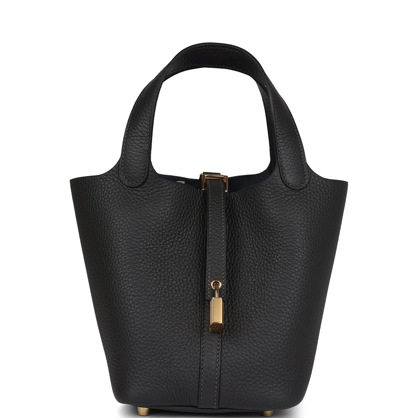 Hermes Picotin Lock 18 Dark Bronze Clemence Gold Hardware