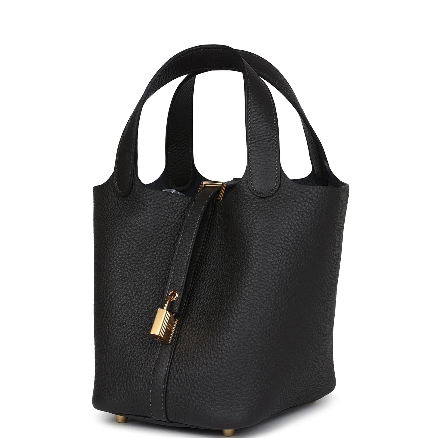 Hermes Picotin Lock 18 Dark Bronze Clemence Gold Hardware