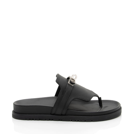 Hermes Calfskin Empire Sandals - Size 6 / 36 - FINAL SALE