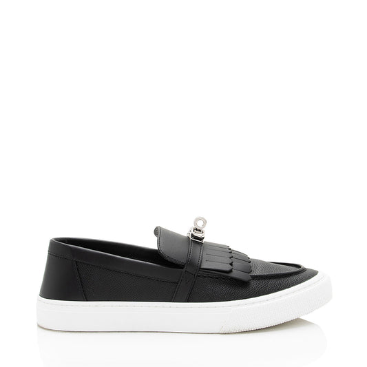 Hermes Calfskin Game Slip On Sneakers - Size 9.5 / 39.5 (SHF-EpHXjH)