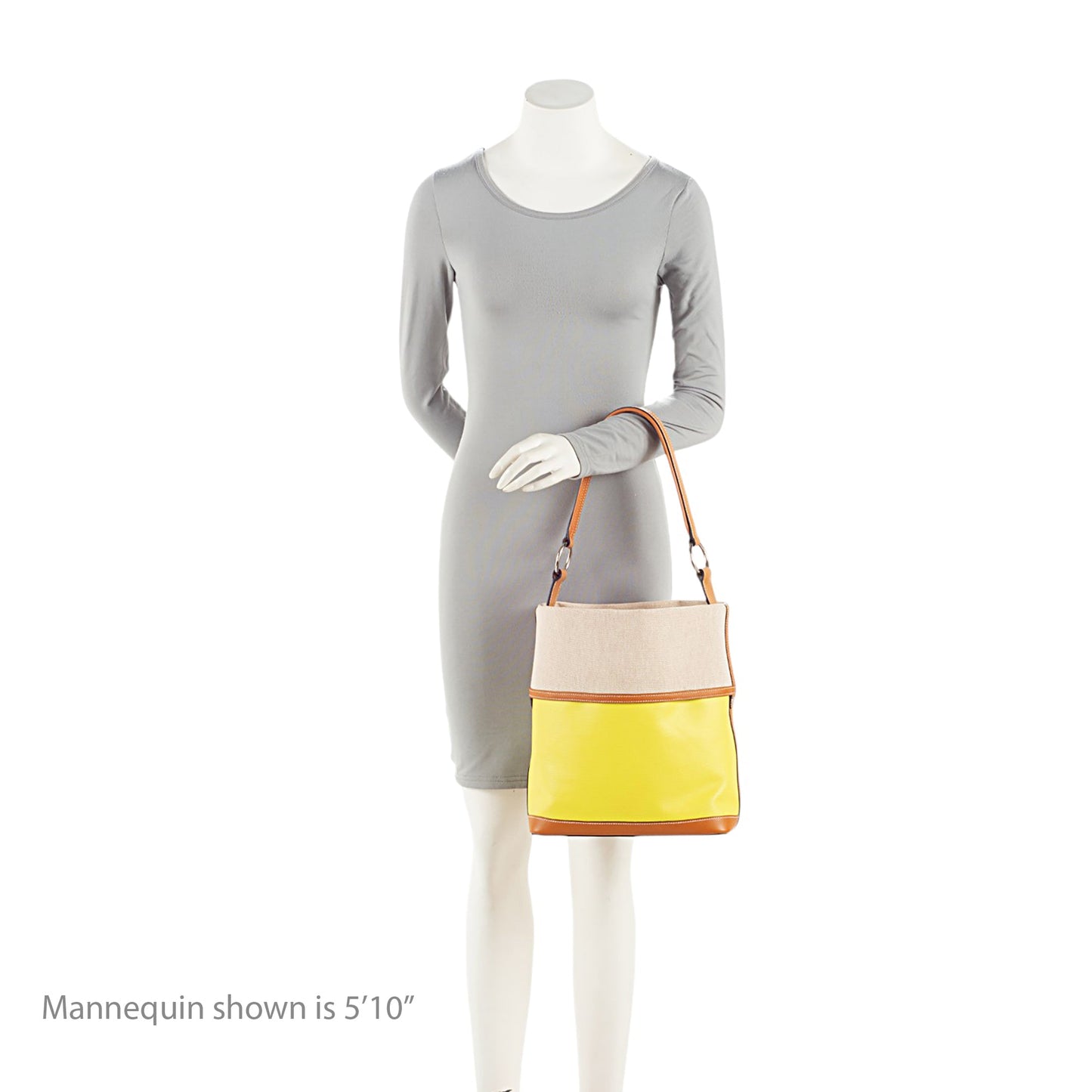 Hermes Canvas Col Roule Shoulder Bag
