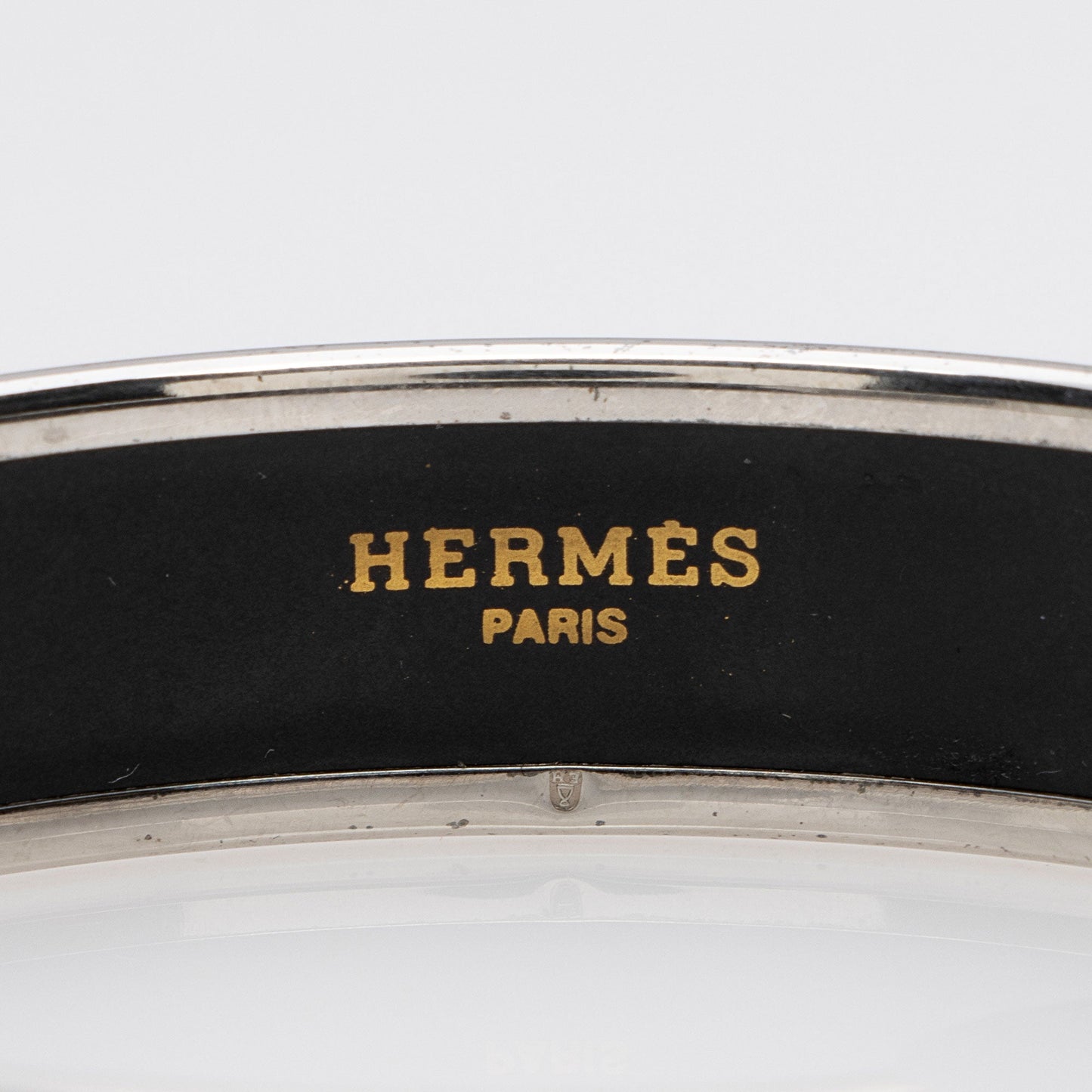 Hermes Printed Enamel Narrow Bracelet