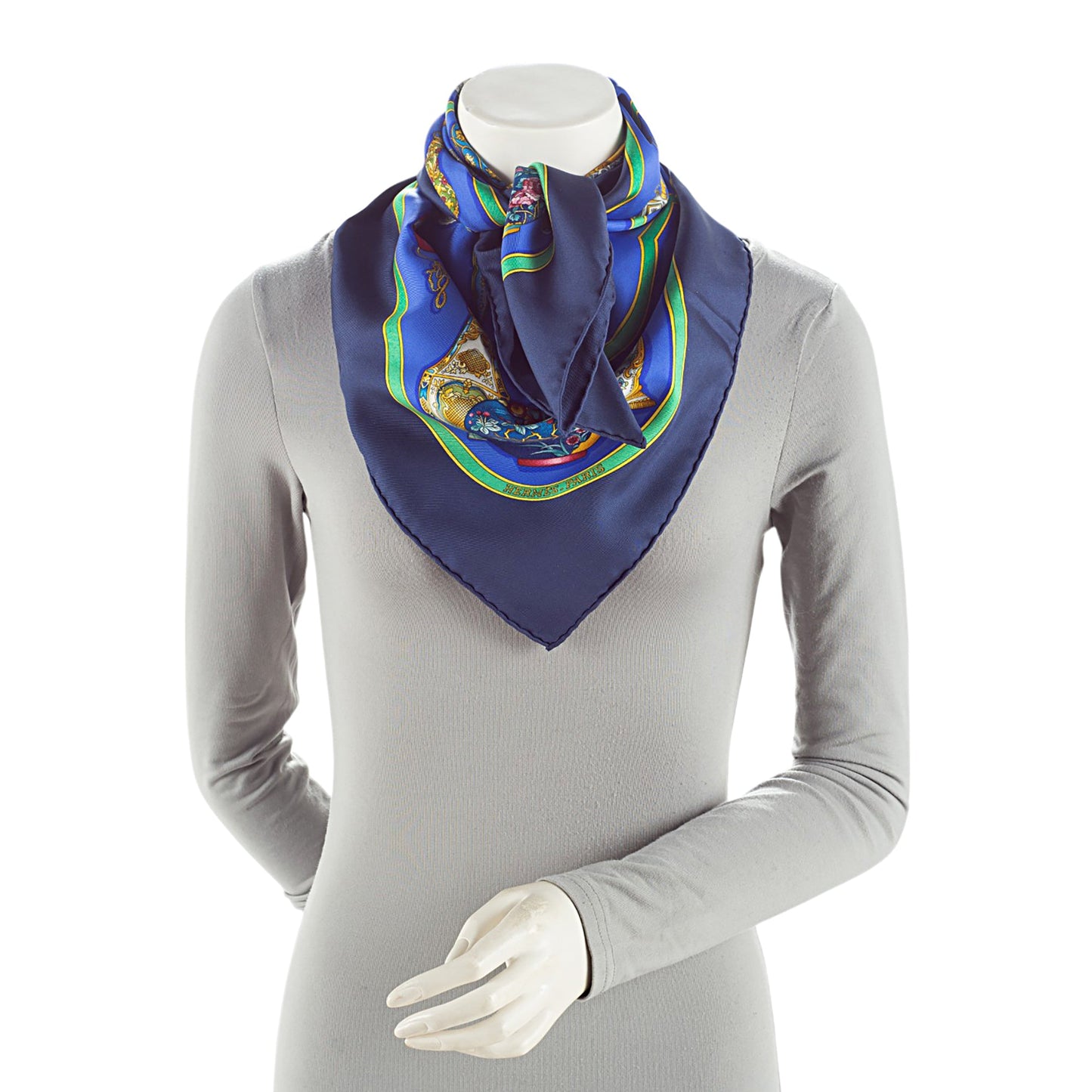 Hermes SIlk Pourvu Qu’on Ait L’Ivresse 90cm Scarf