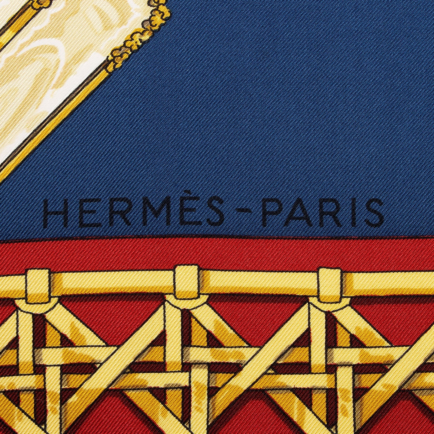 Hermes Silk Feux De Route 90cm Scarf