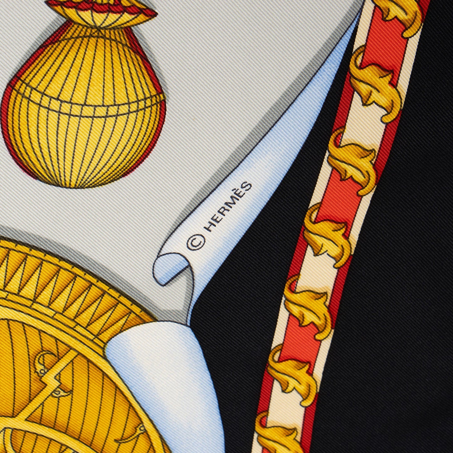 Hermes Silk Reves d'Espace 90cm Scarf