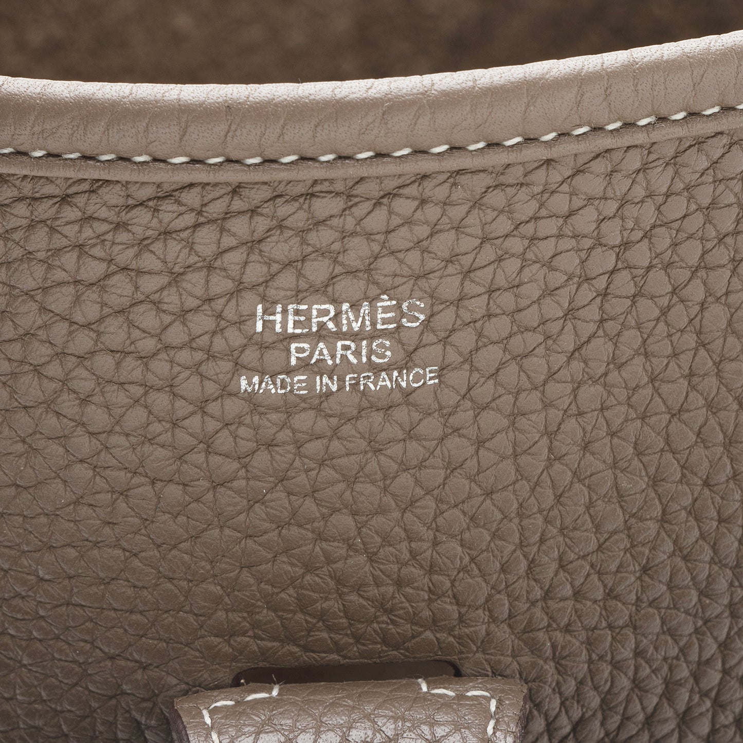 Hermes Taurillon Clemence Evelyne III PM Shoulder Bag