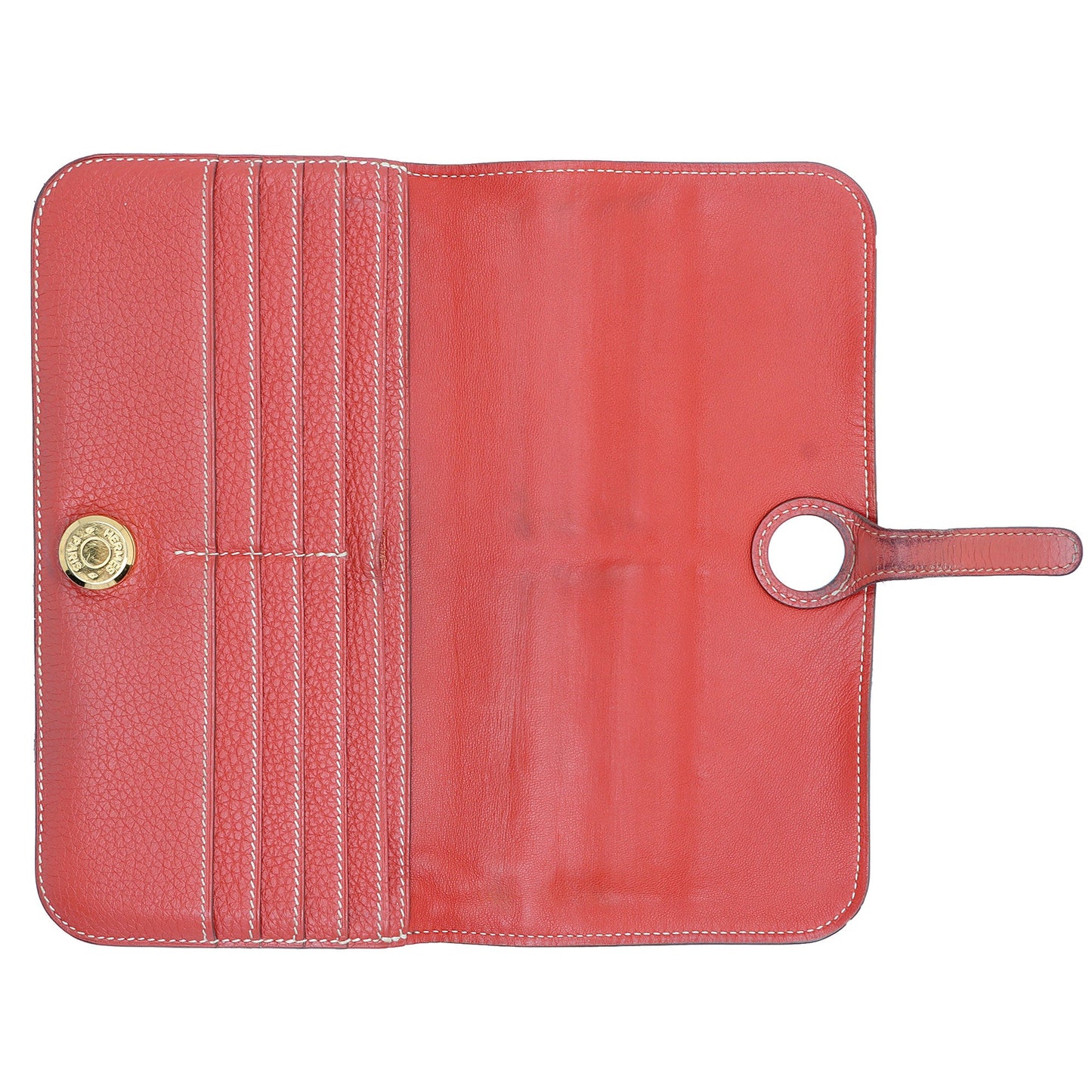 Hermes Togo Leather Dogon Wallet