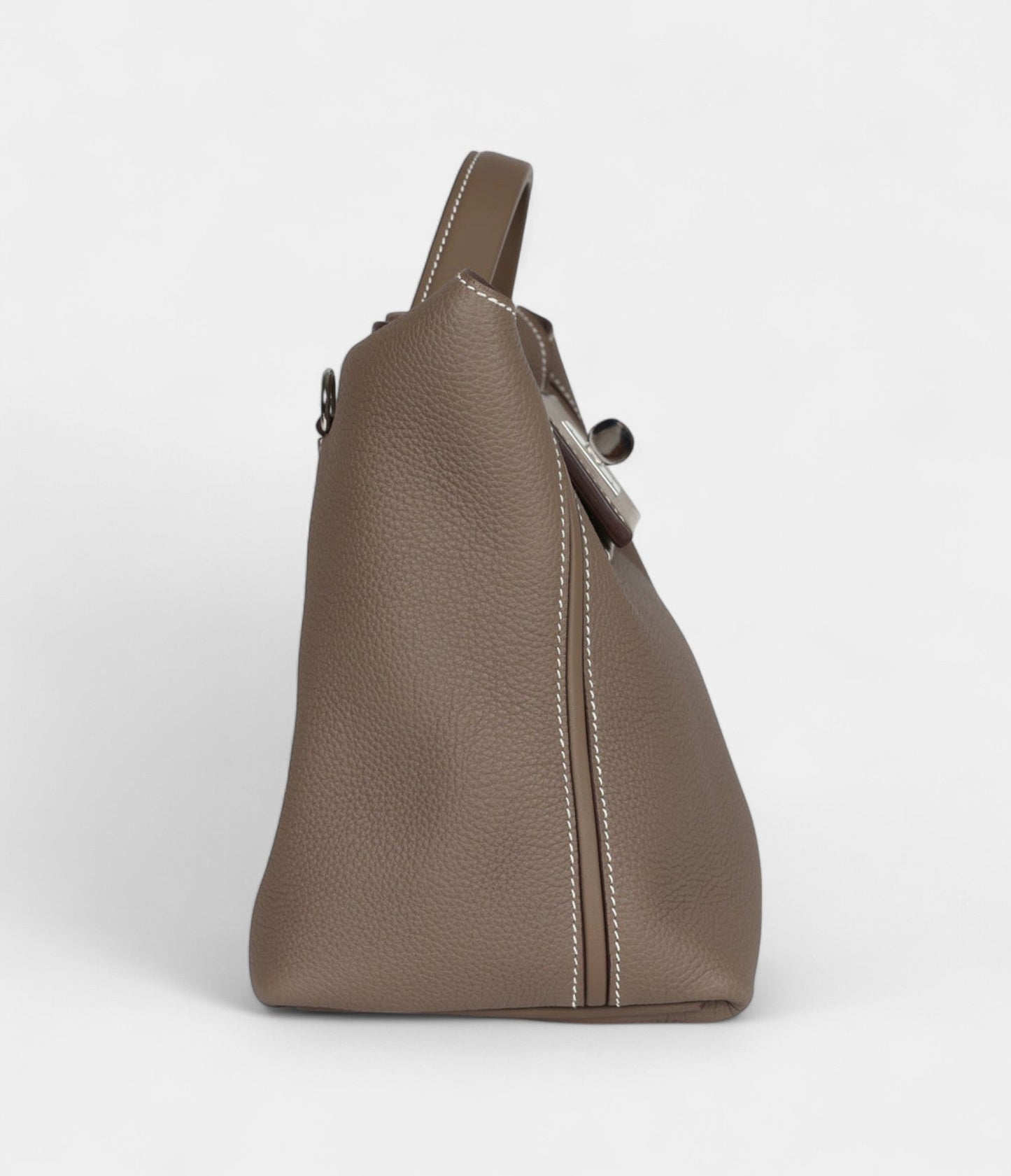 Hermes 24/24 Handmade Etoupe Maurice and Swift Palladium Hardware