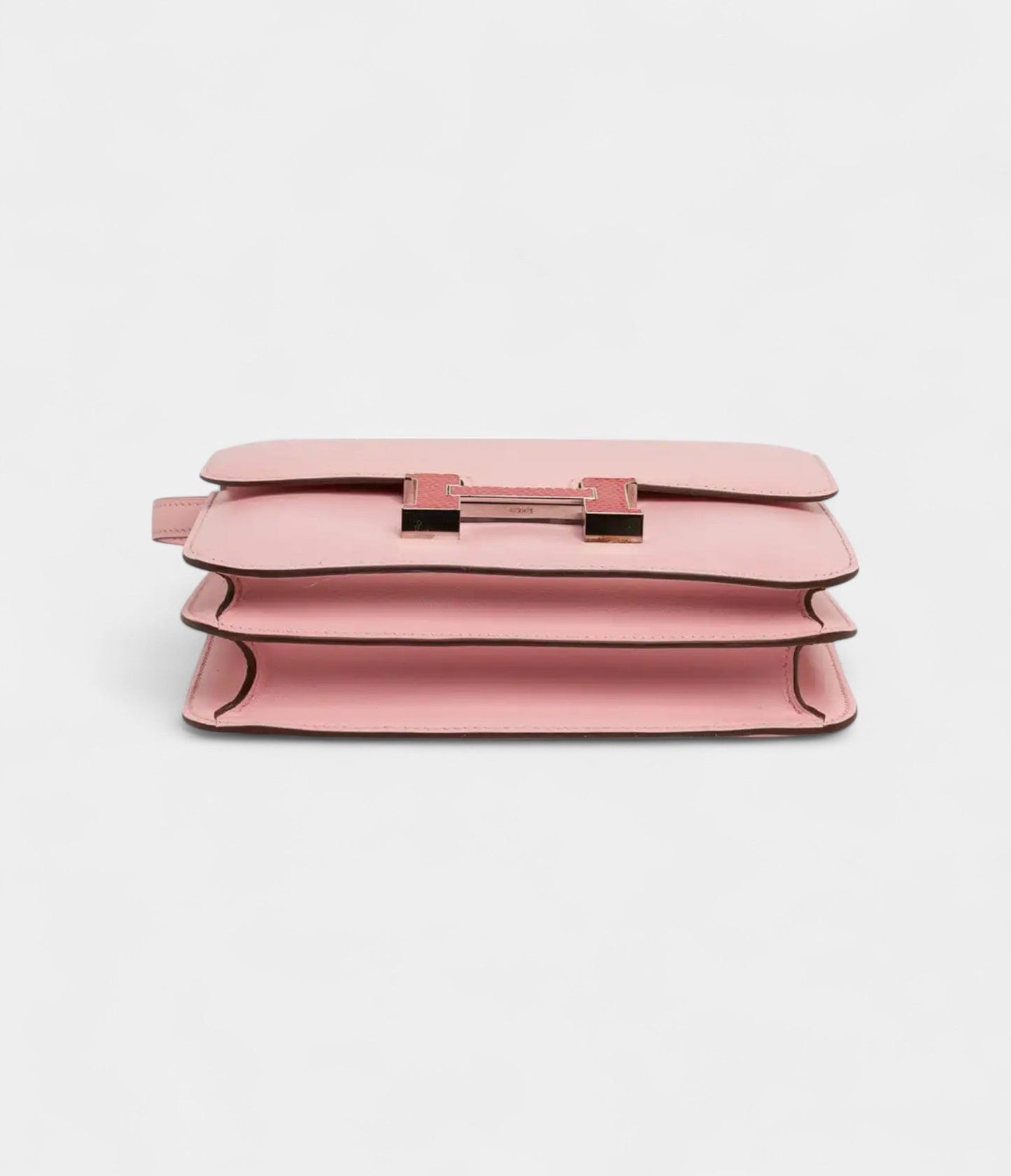 Hermes Constance 18 Mini Bag Rose Sakura Tadelakt Bougainvillea Lizard Buckle