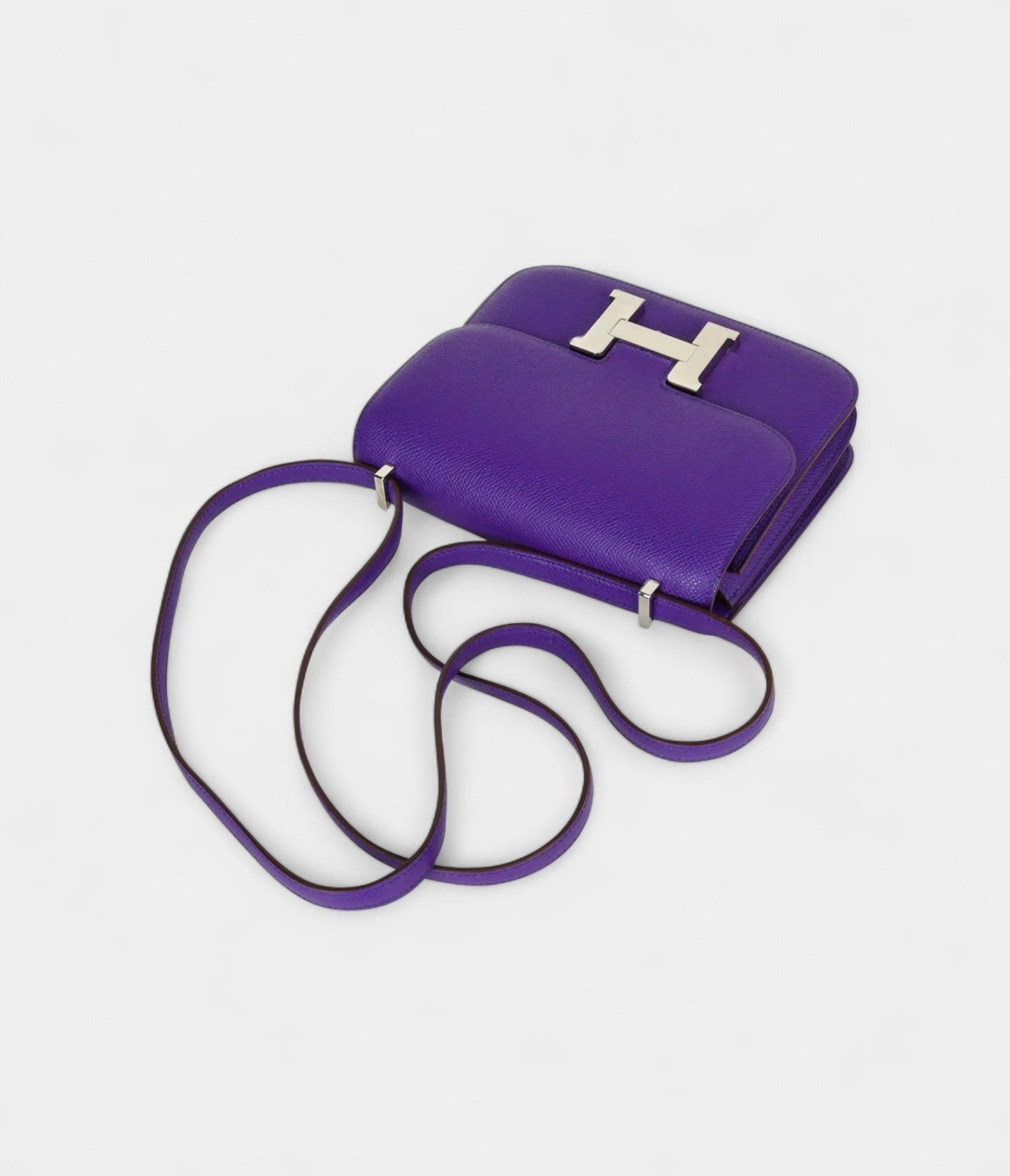 Hermes Constance 18 Mini Very Rare Crocus Purple Epsom Palladium
