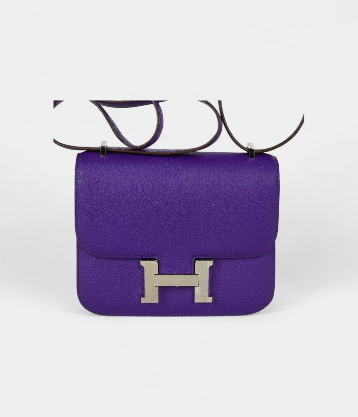 Hermes Constance 18 Mini Very Rare Crocus Purple Epsom Palladium