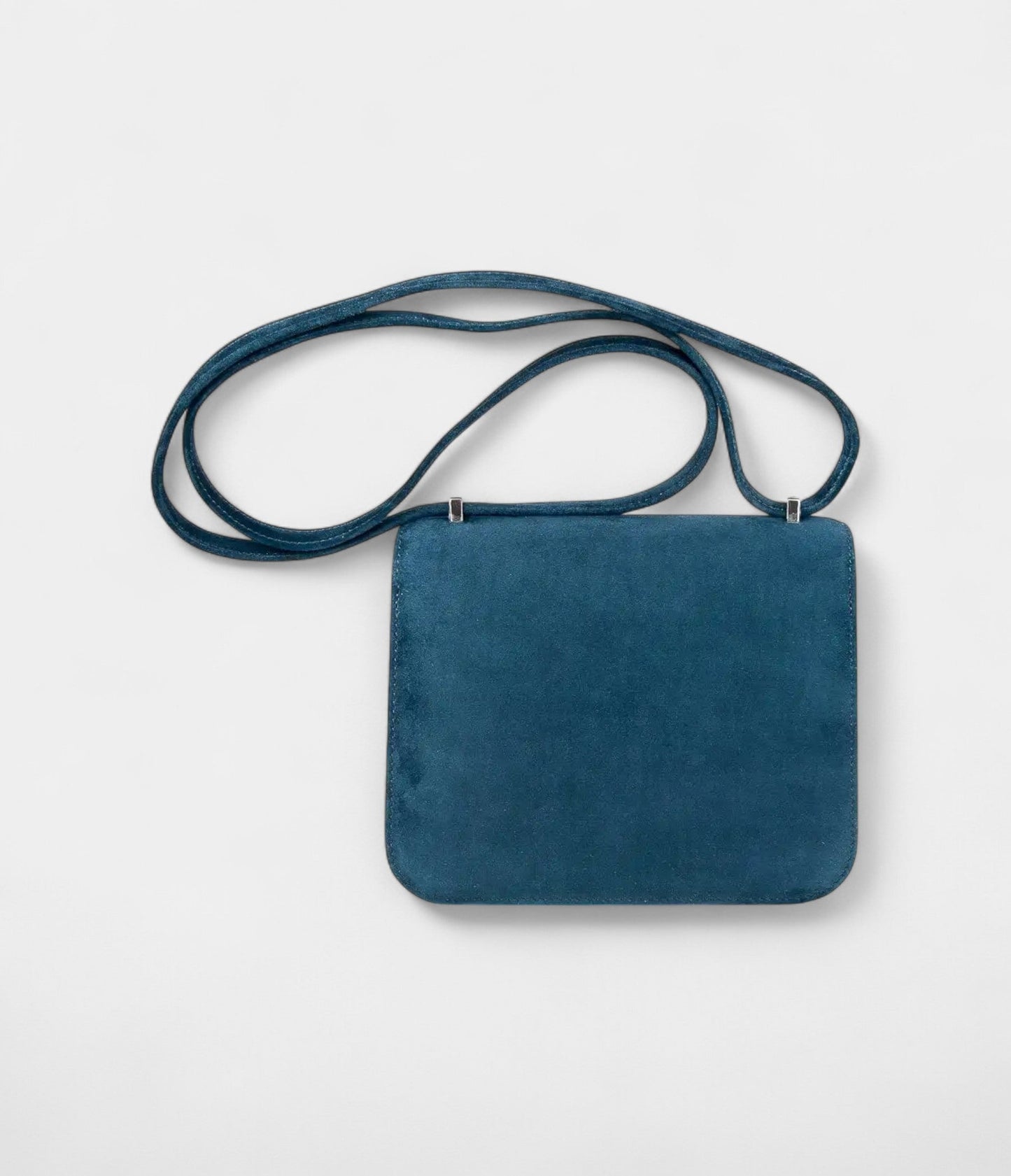 Hermes Constance Bag 18 Blue Ocean Doblis Palladium Limited Edition