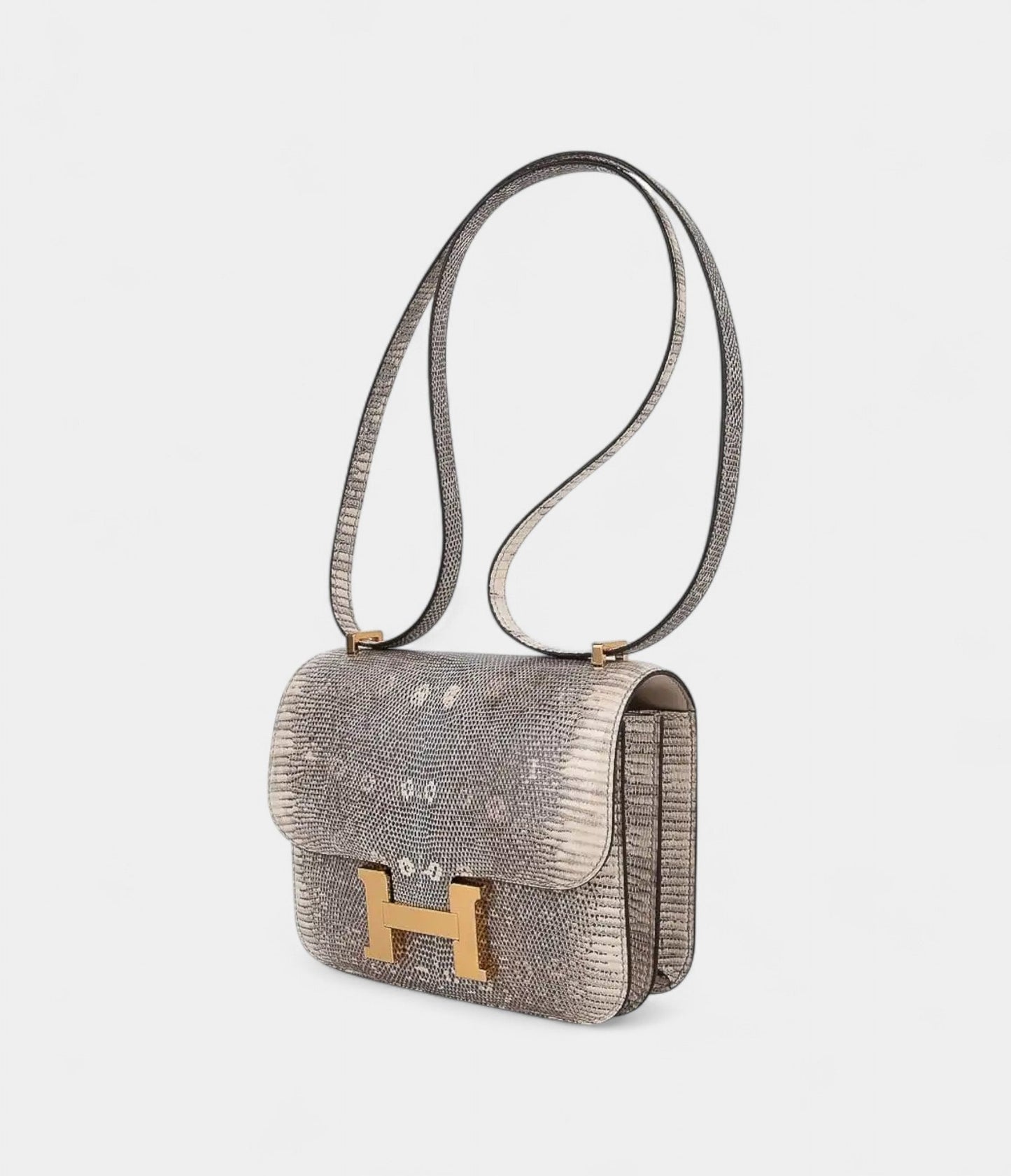 Hermes Constance Bag 18 Ombre Lizard Gold Hardware