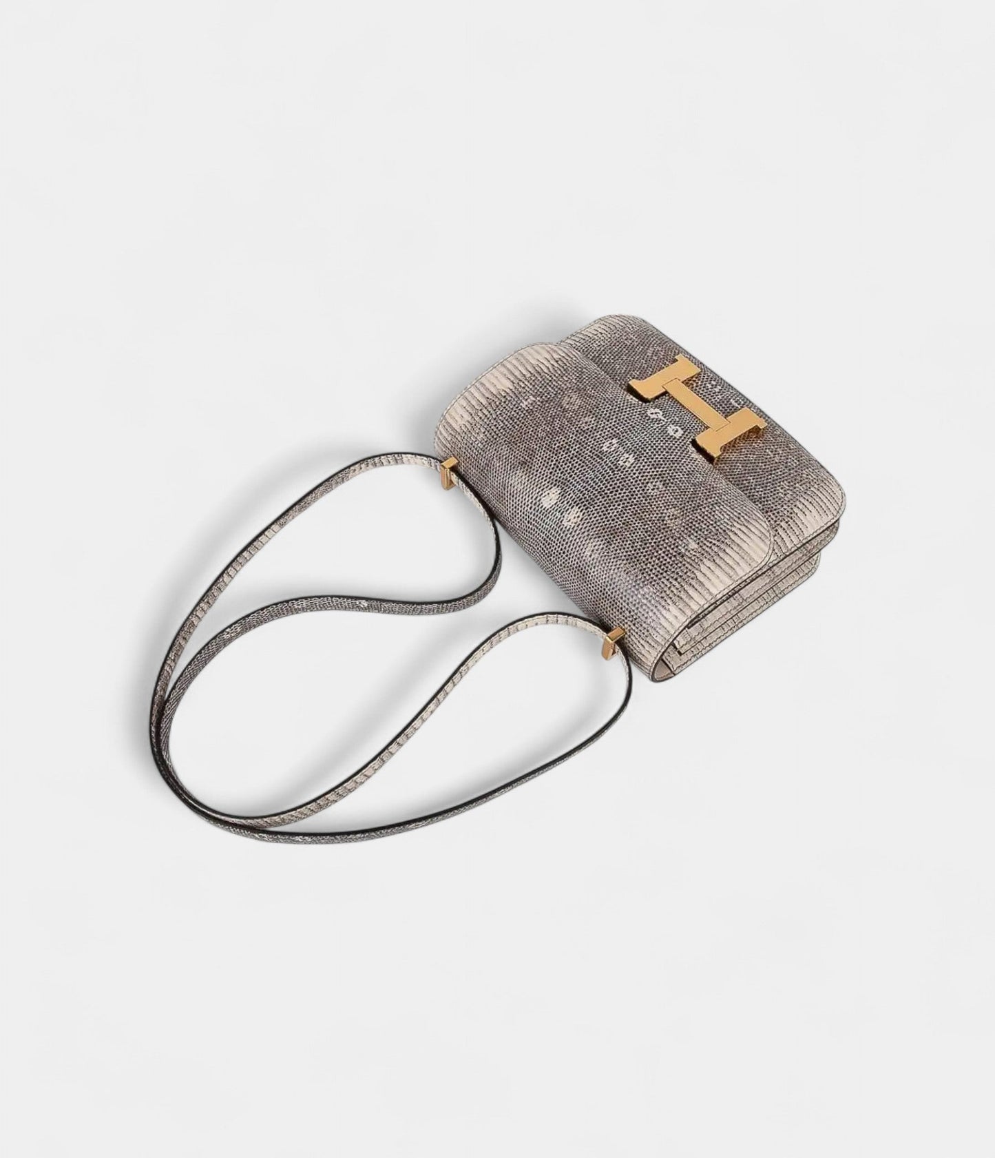 Hermes Constance Bag 18 Ombre Lizard Gold Hardware