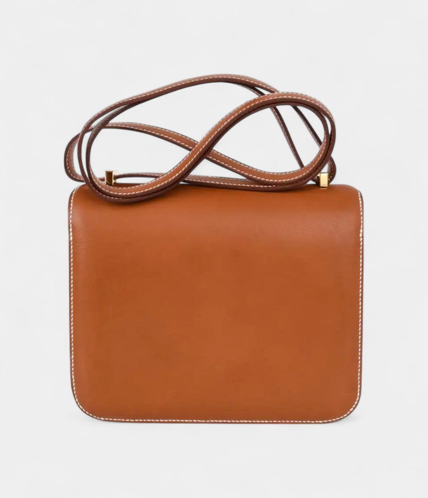 Hermes Constance Bag 18 Rare Fauve Barenia Leather Gold Hardware