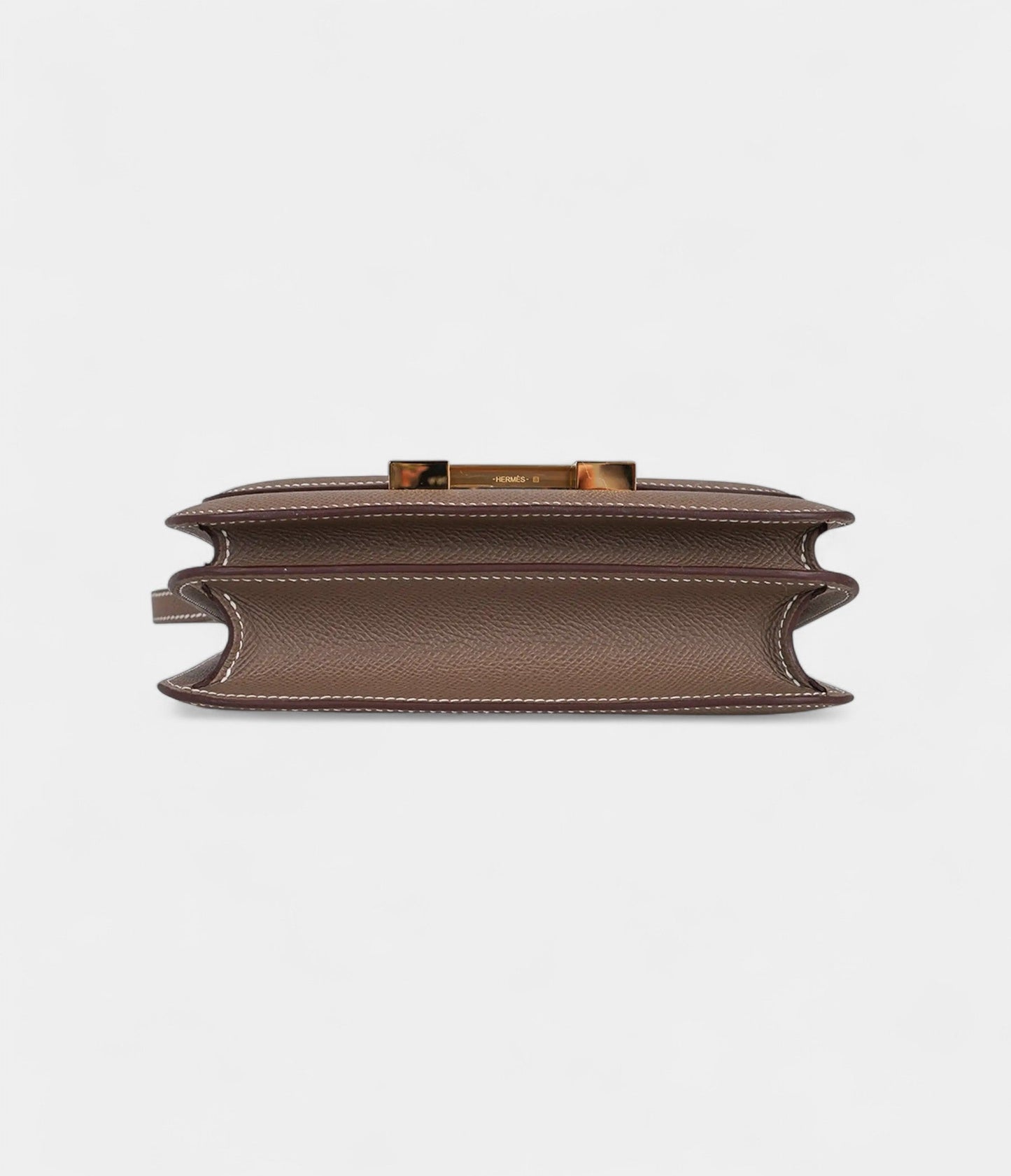 Hermes Constance Mini 18 Bag Etoupe Gold Hardware Epsom Leather