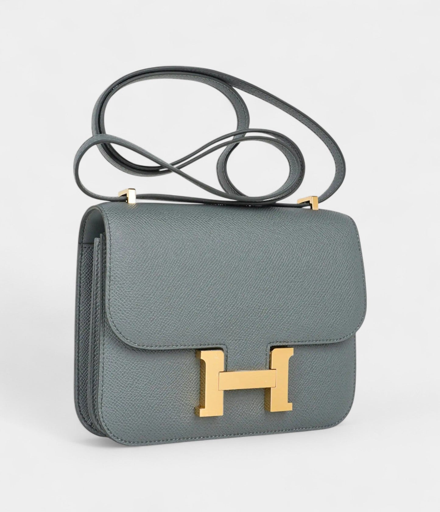Hermes Constance Mini 18 Bag Vert Amande Gold Hardware Epsom Leather