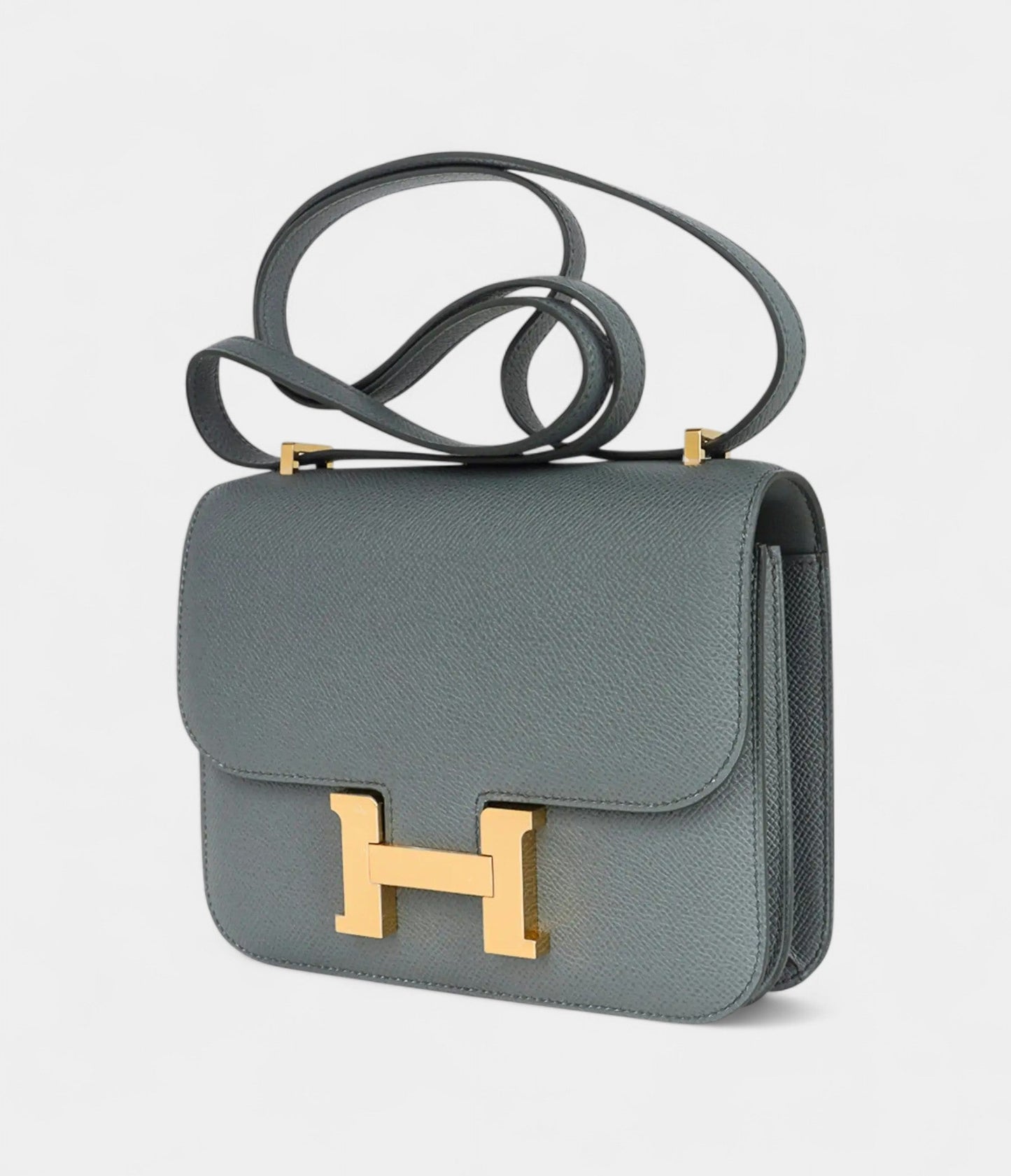 Hermes Constance Mini 18 Bag Vert Amande Gold Hardware Epsom Leather