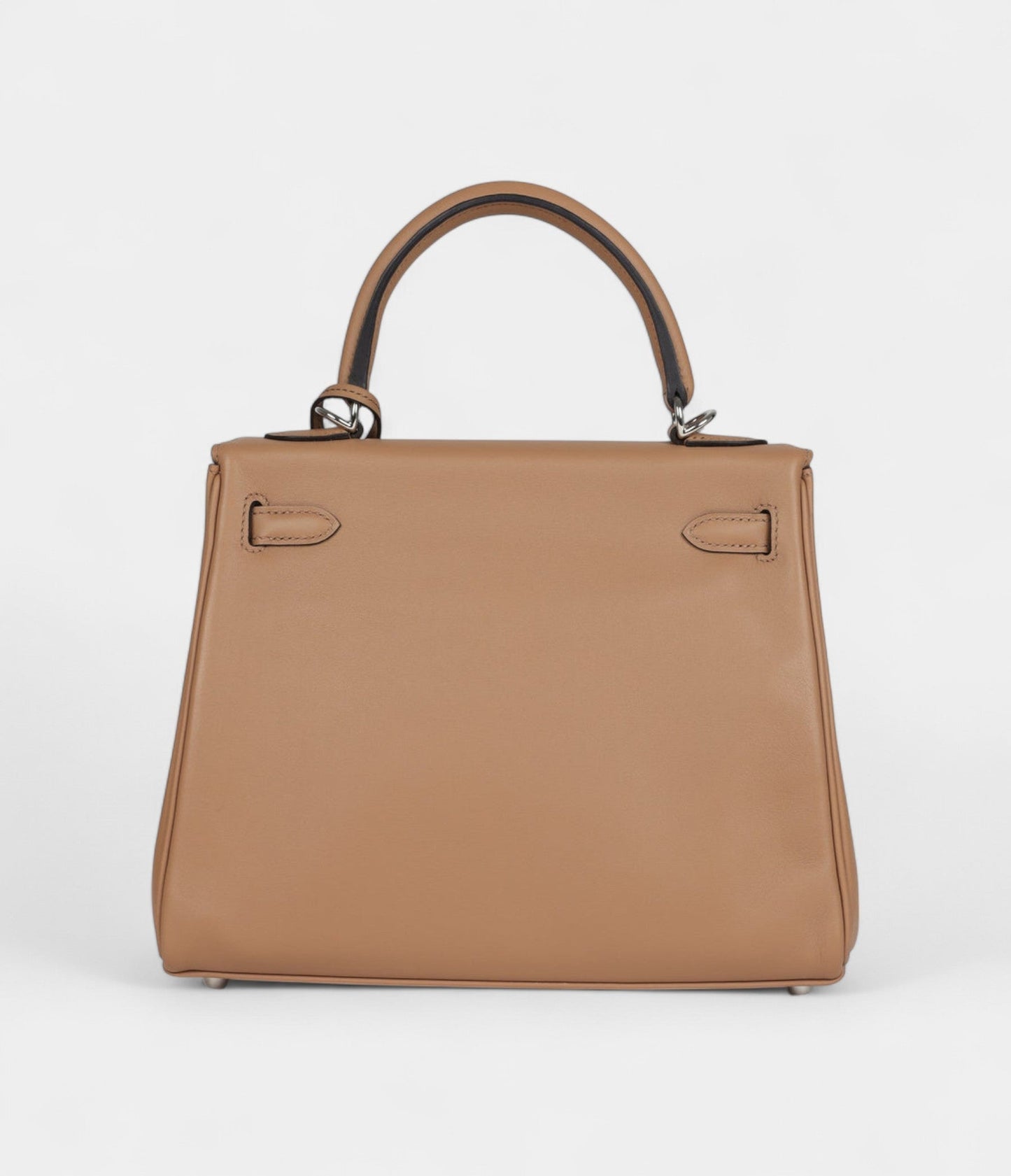 Hermes Kelly 25 Chai Swift Palladium Hardware
