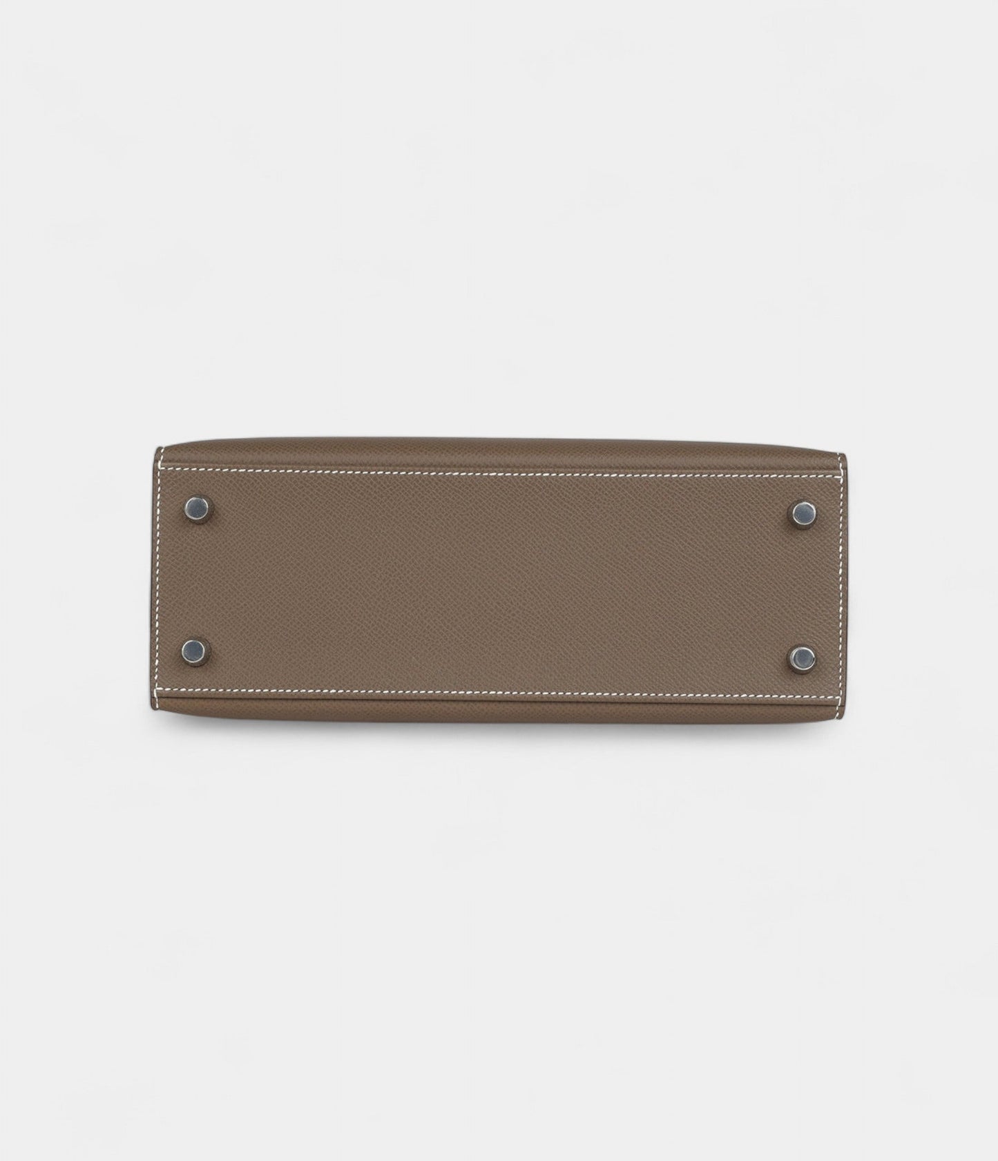 Hermes Kelly 25 Etoupe Epsom Palladium Hardware