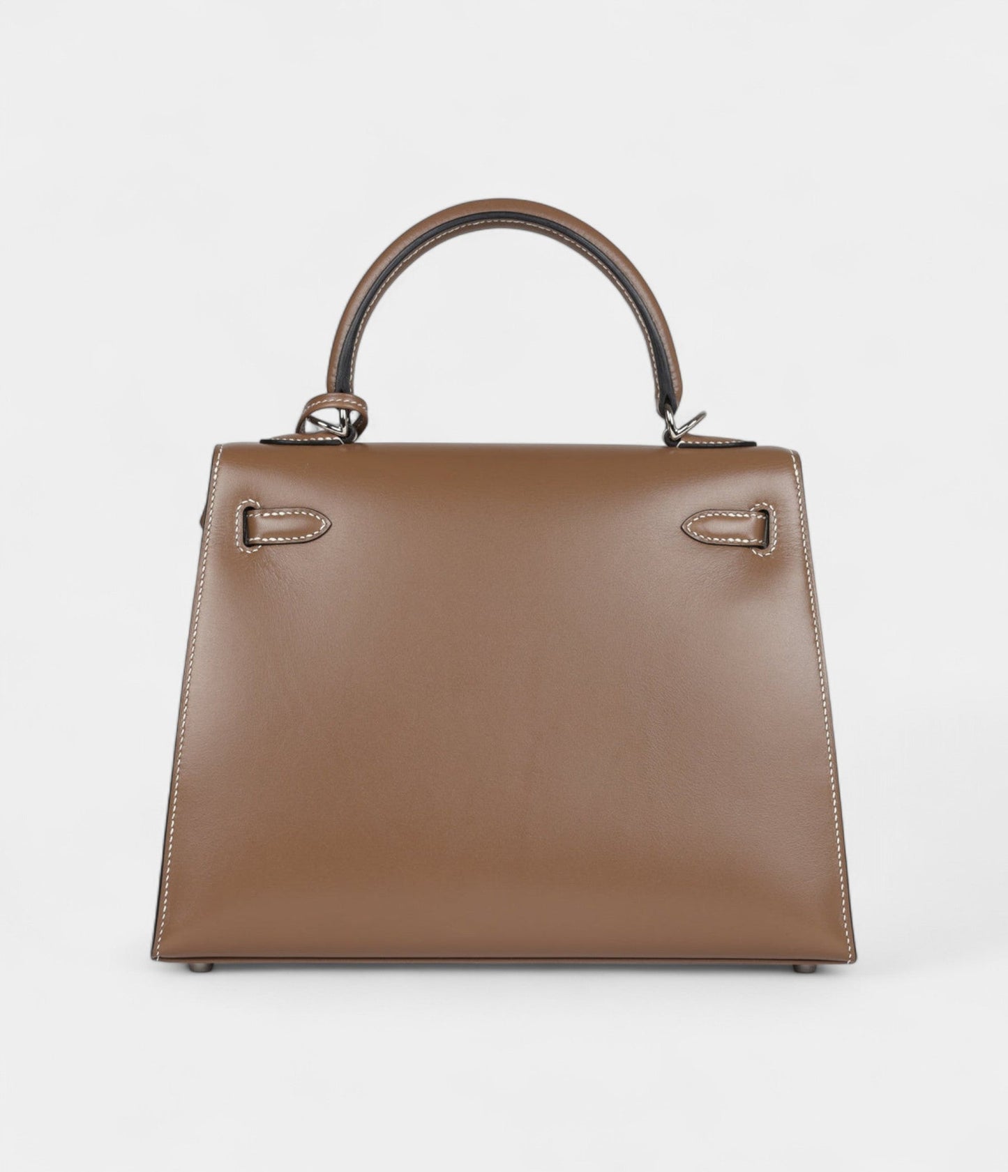 Hermes Kelly 25 Etoupe Tadelakt Palladium Hardware
