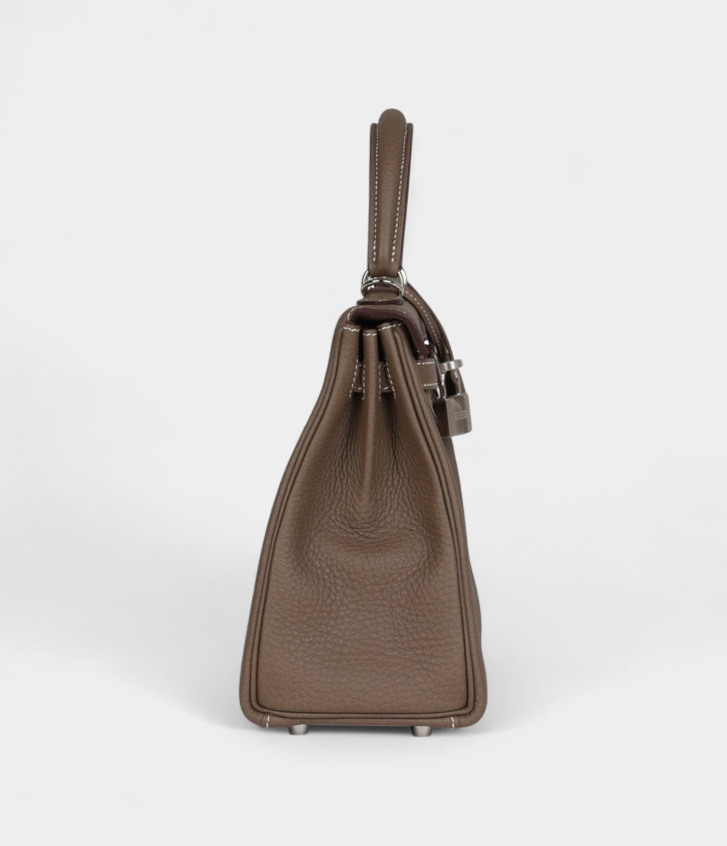 Hermes Kelly 25 Etoupe Togo Palladium Hardware