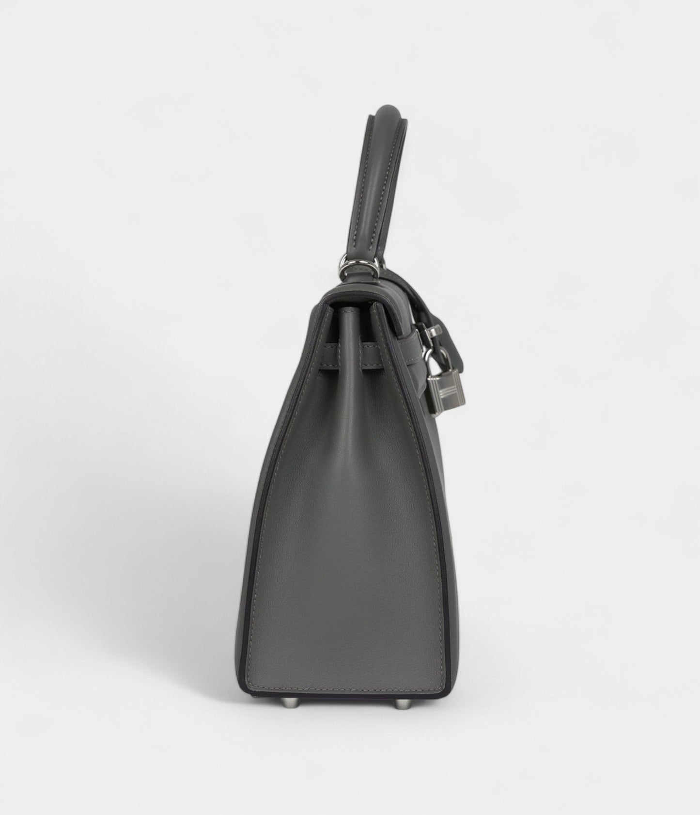Hermes Kelly 25 Gris Meyer Swift Palladium Hardware