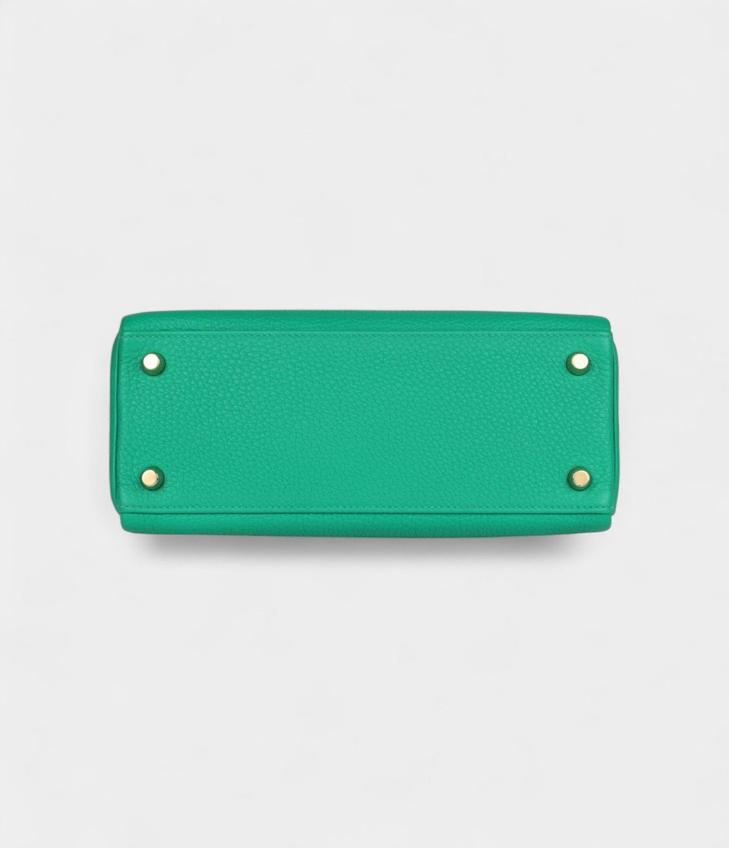 Hermes Kelly 25 Menthe Togo and Varanus Niloticus Lizard Touch Permabrass Hardware