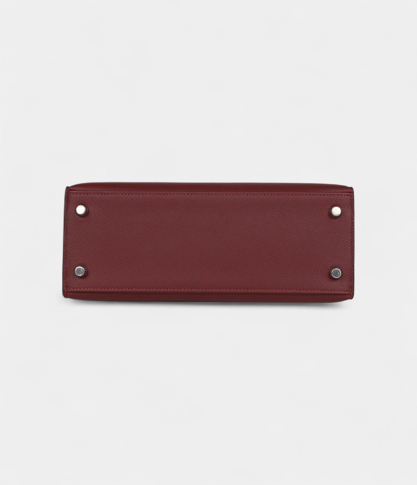 Hermes Kelly 25 Rouge H Epsom Electrum Hardware
