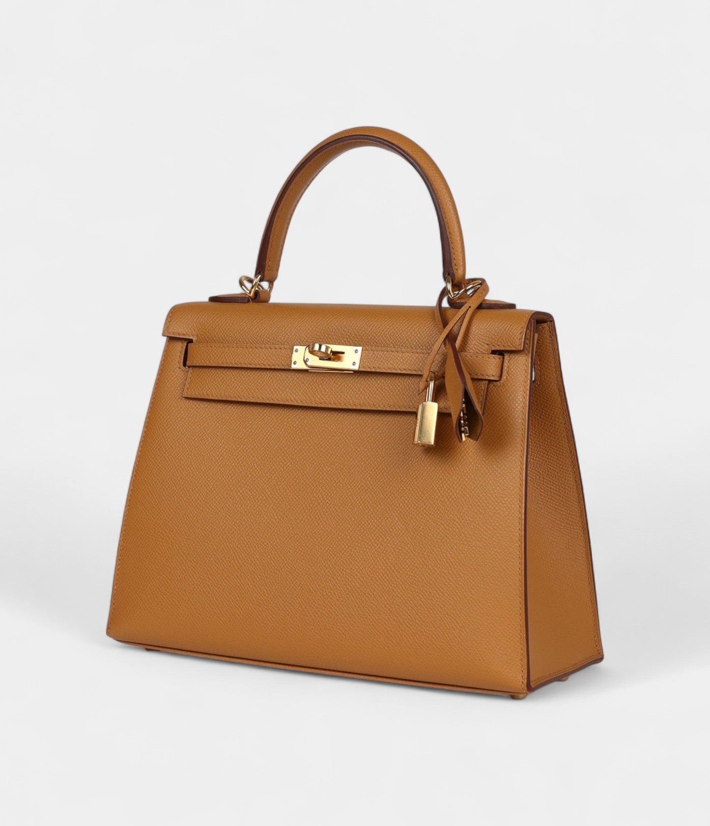 Hermes Kelly 25 Sesame Epsom Gold Hardware