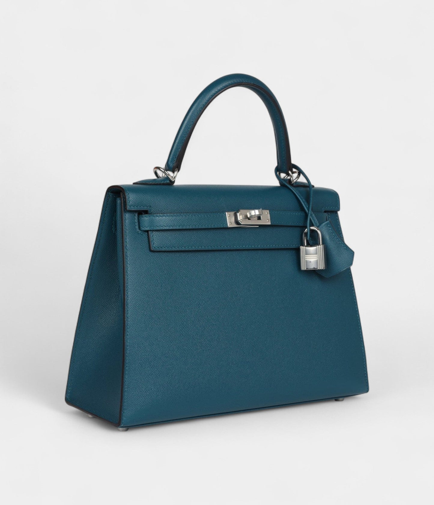 Hermes Kelly 25 Vert Bosphore Towards Madame Palladium Hardware
