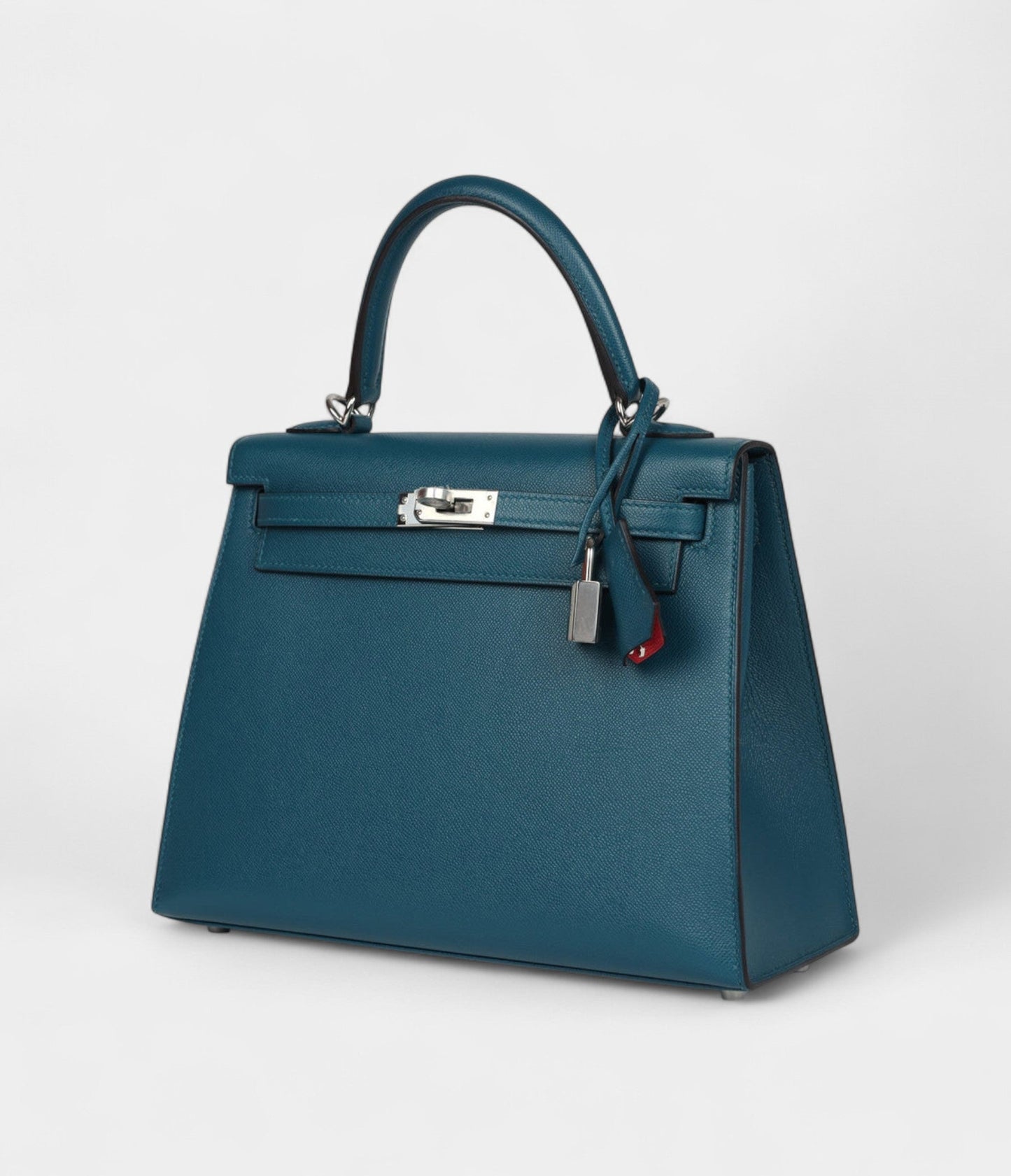 Hermes Kelly 25 Vert Bosphore Towards Madame Palladium Hardware