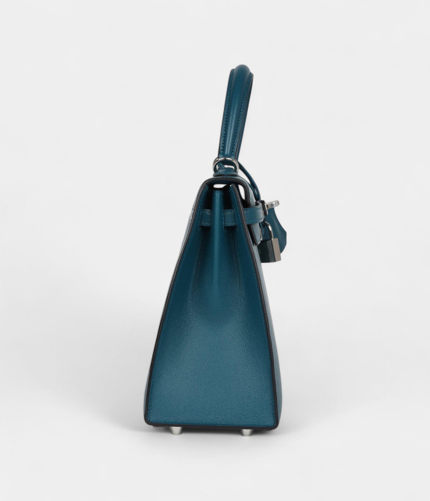 Hermes Kelly 25 Vert Bosphore Towards Madame Palladium Hardware