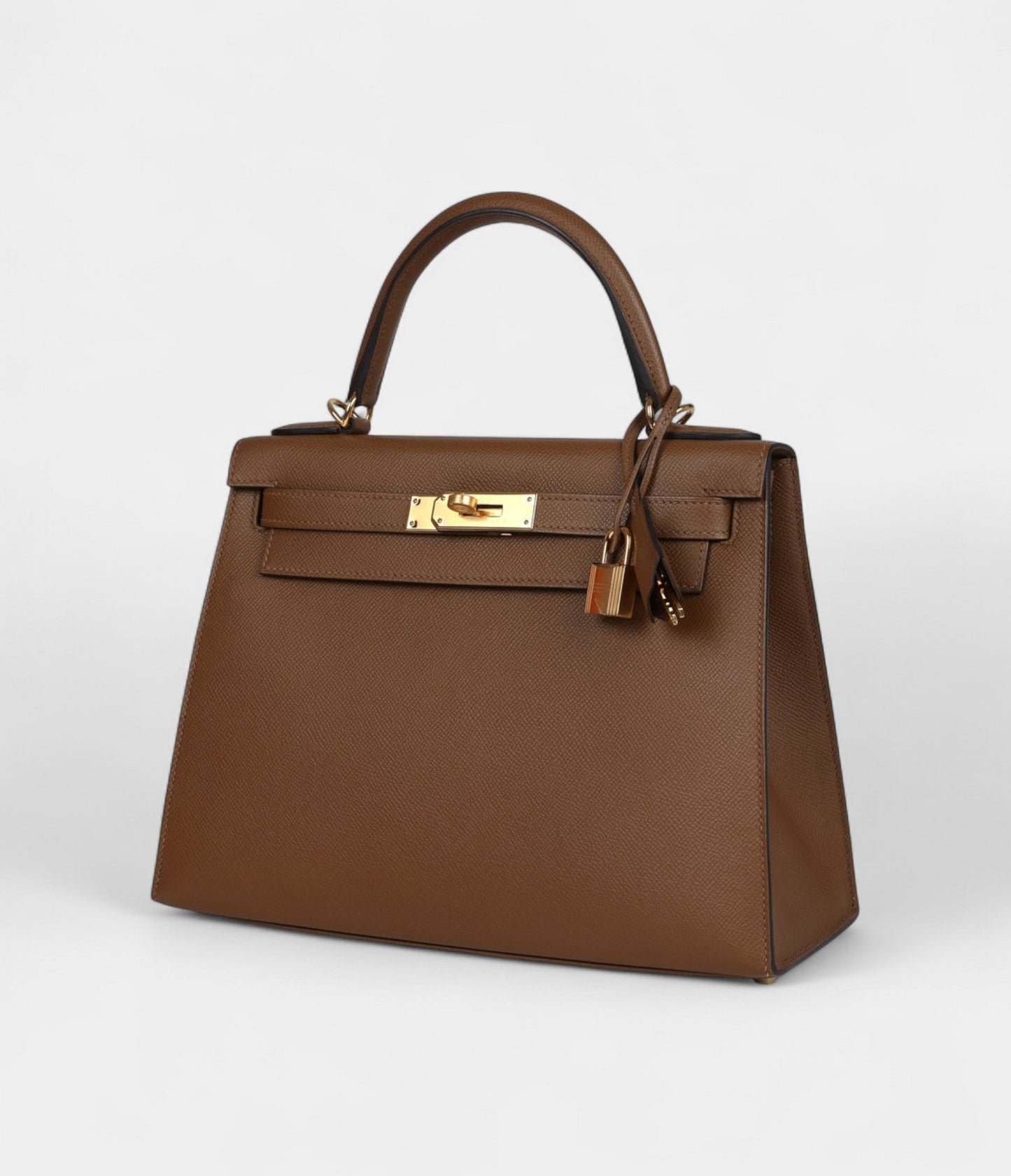 Hermes Kelly 28 Alezan Epsom Gold Hardware