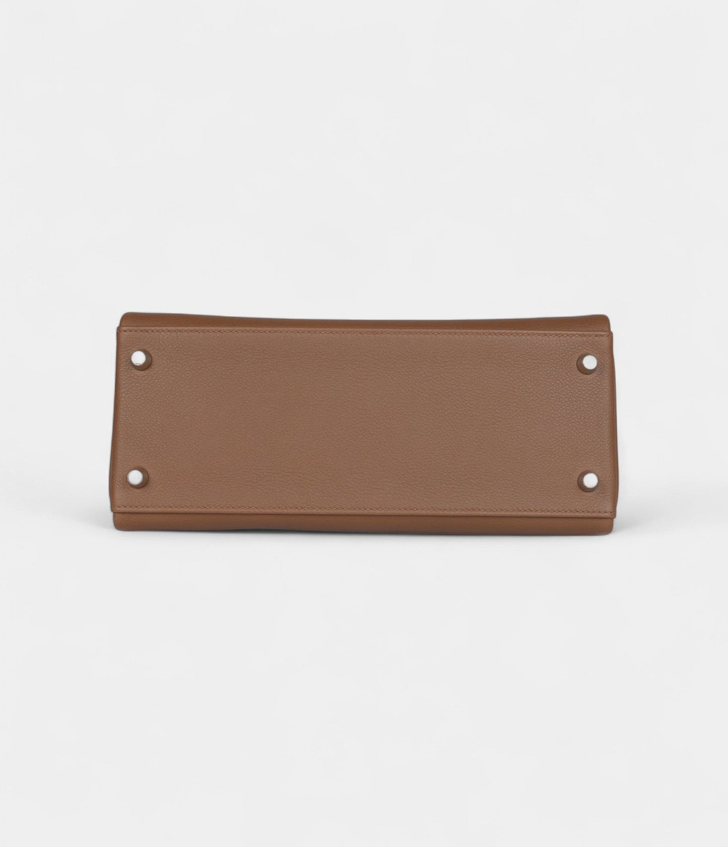 Hermes Kelly 28 Chestnut Evercolor Palladium Hardware