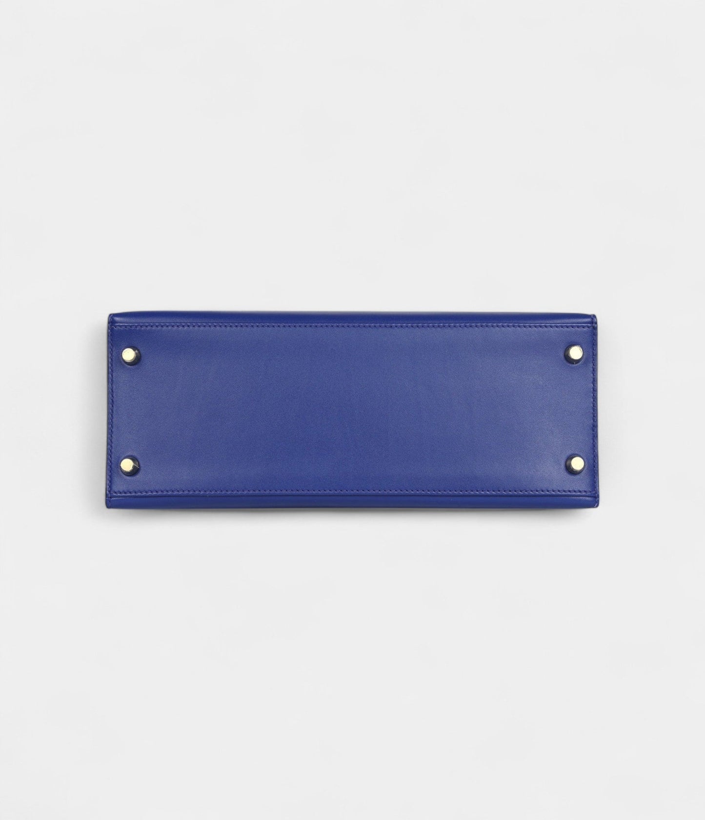 Hermes Kelly 28 Electric Blue Tadelakt Gold Hardware
