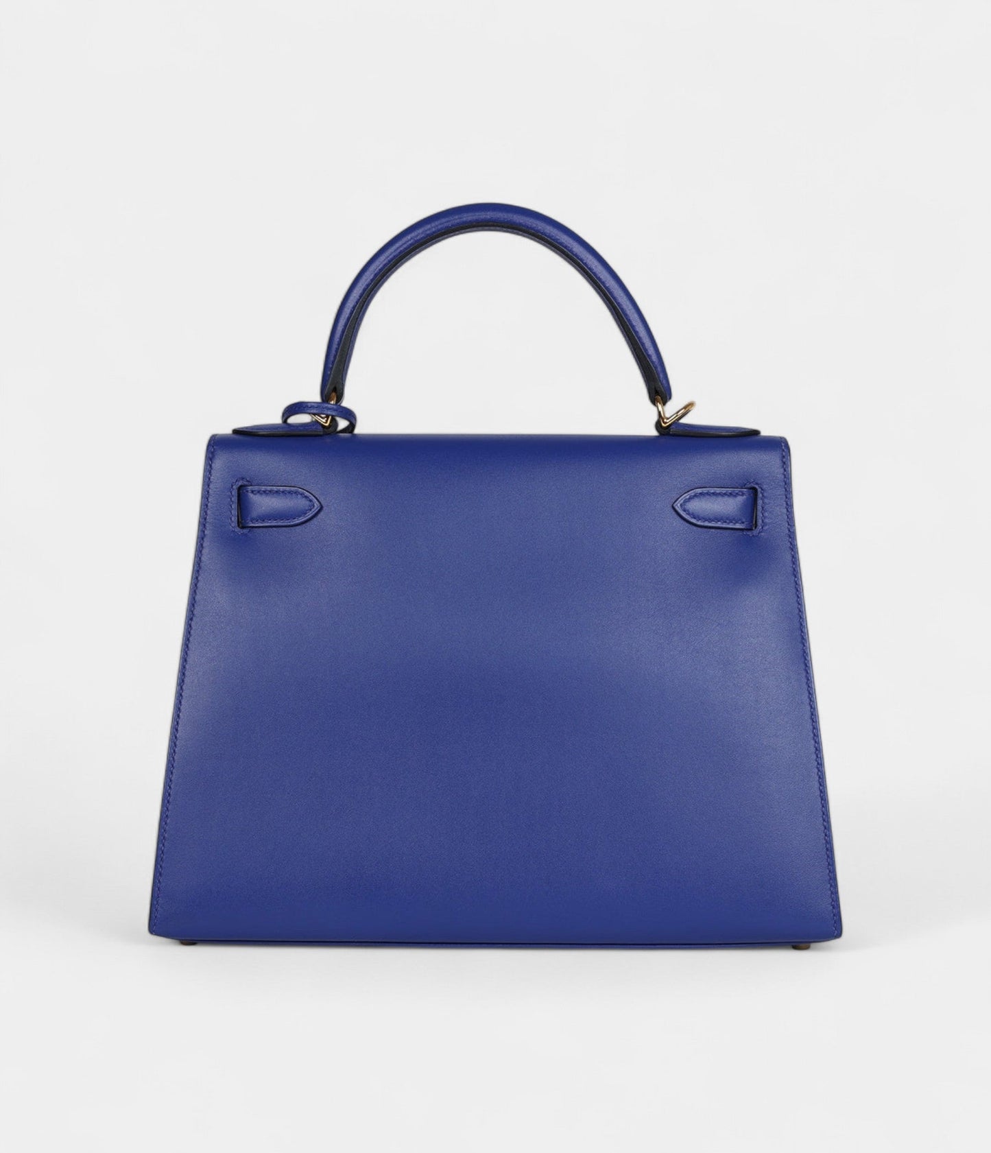 Hermes Kelly 28 Electric Blue Tadelakt Gold Hardware